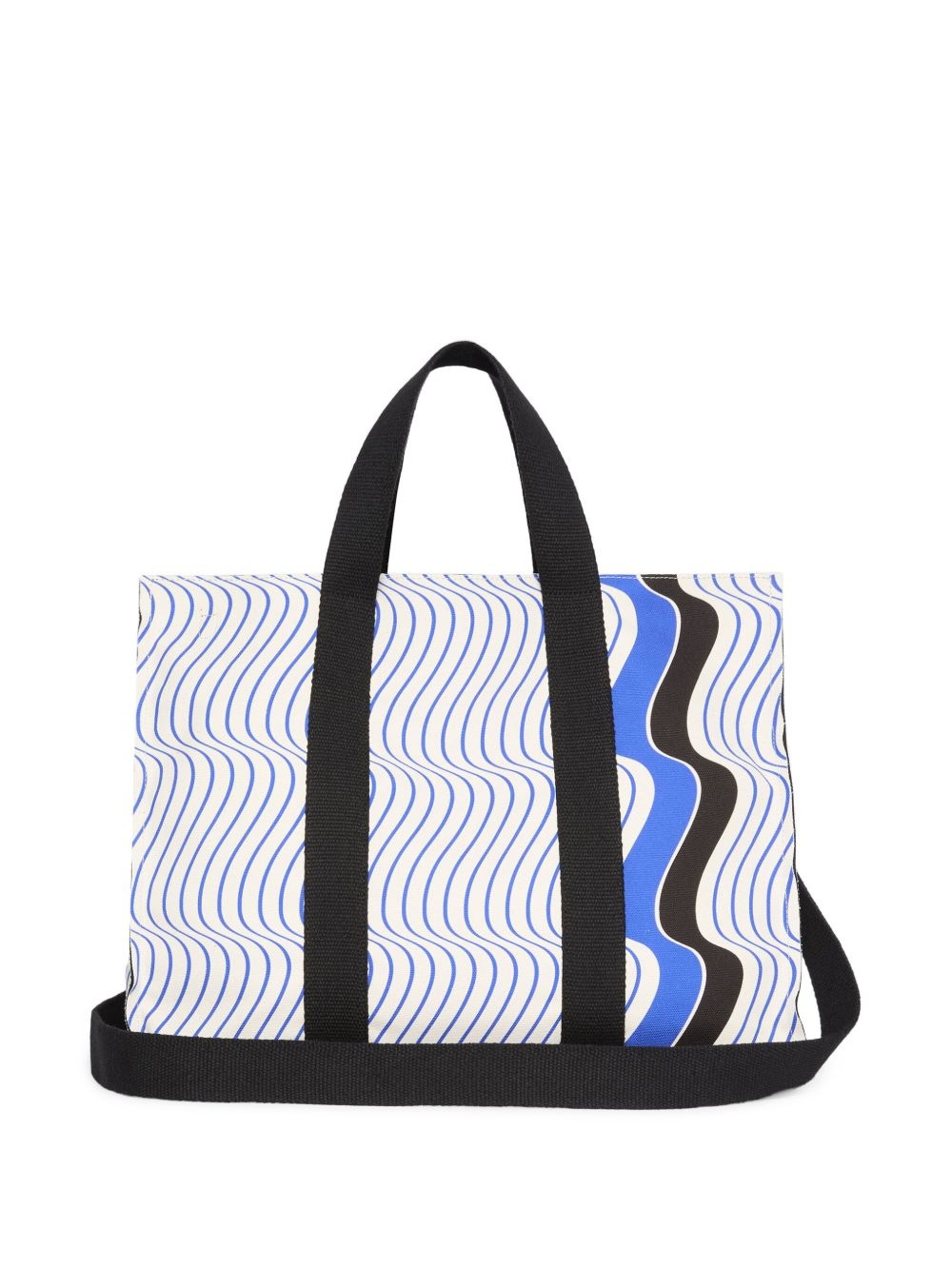 striped tote bag - 3
