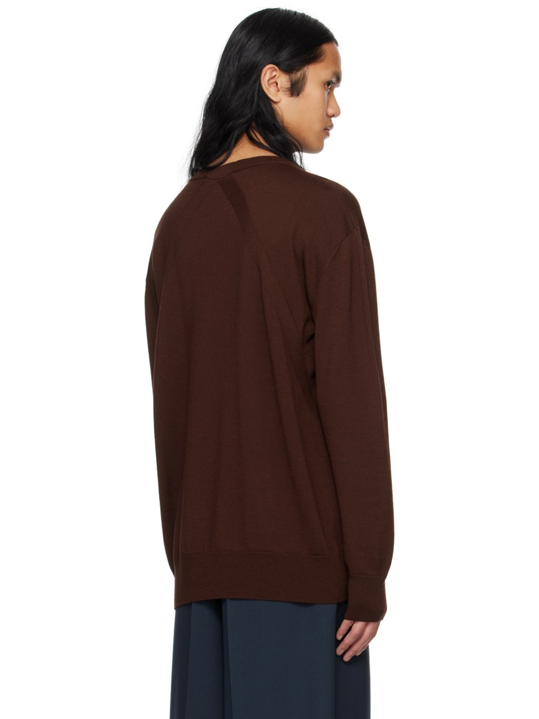 Brown Crewneck Sweater - 3