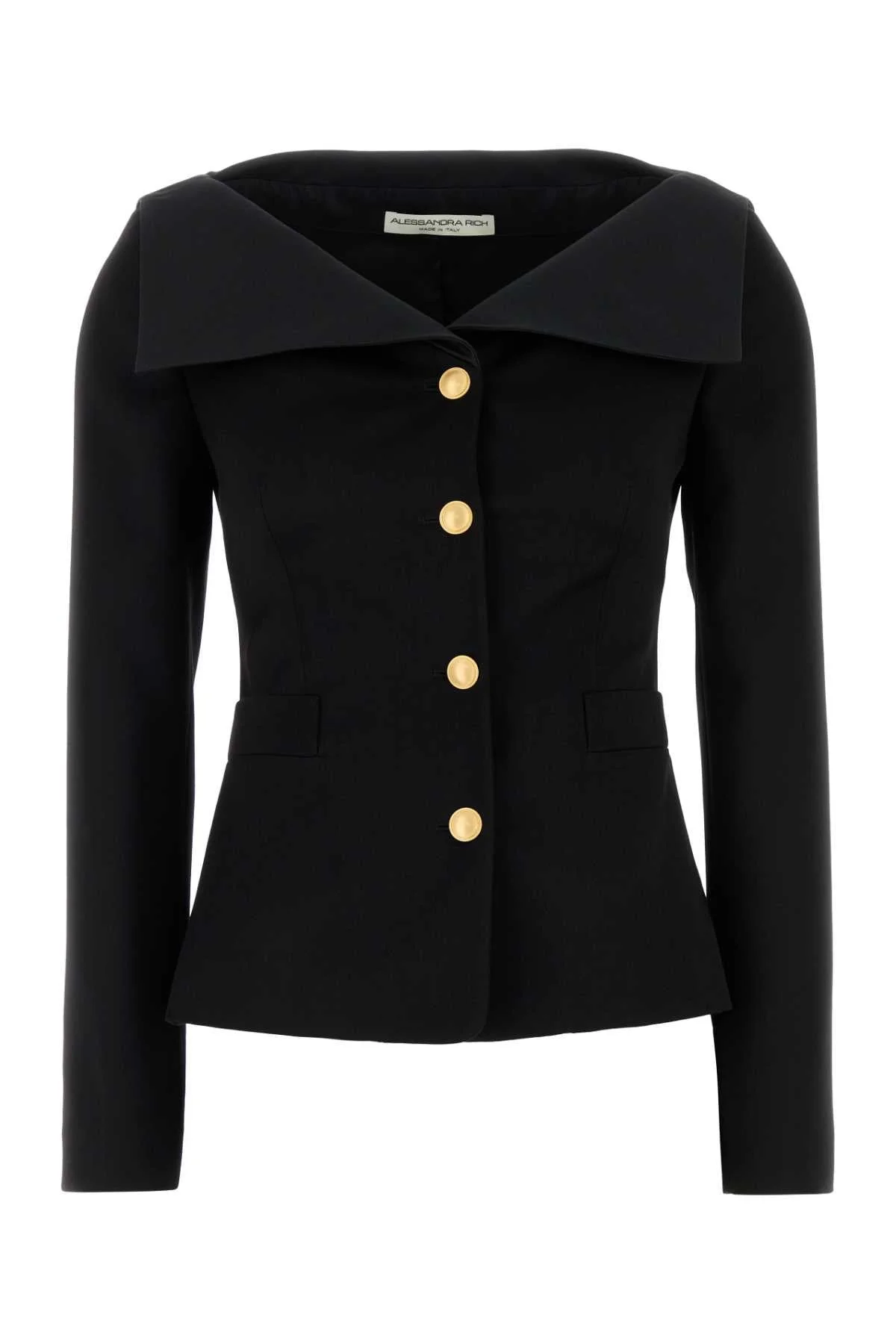 Alessandra Rich Women Black Wool Blazer - 1