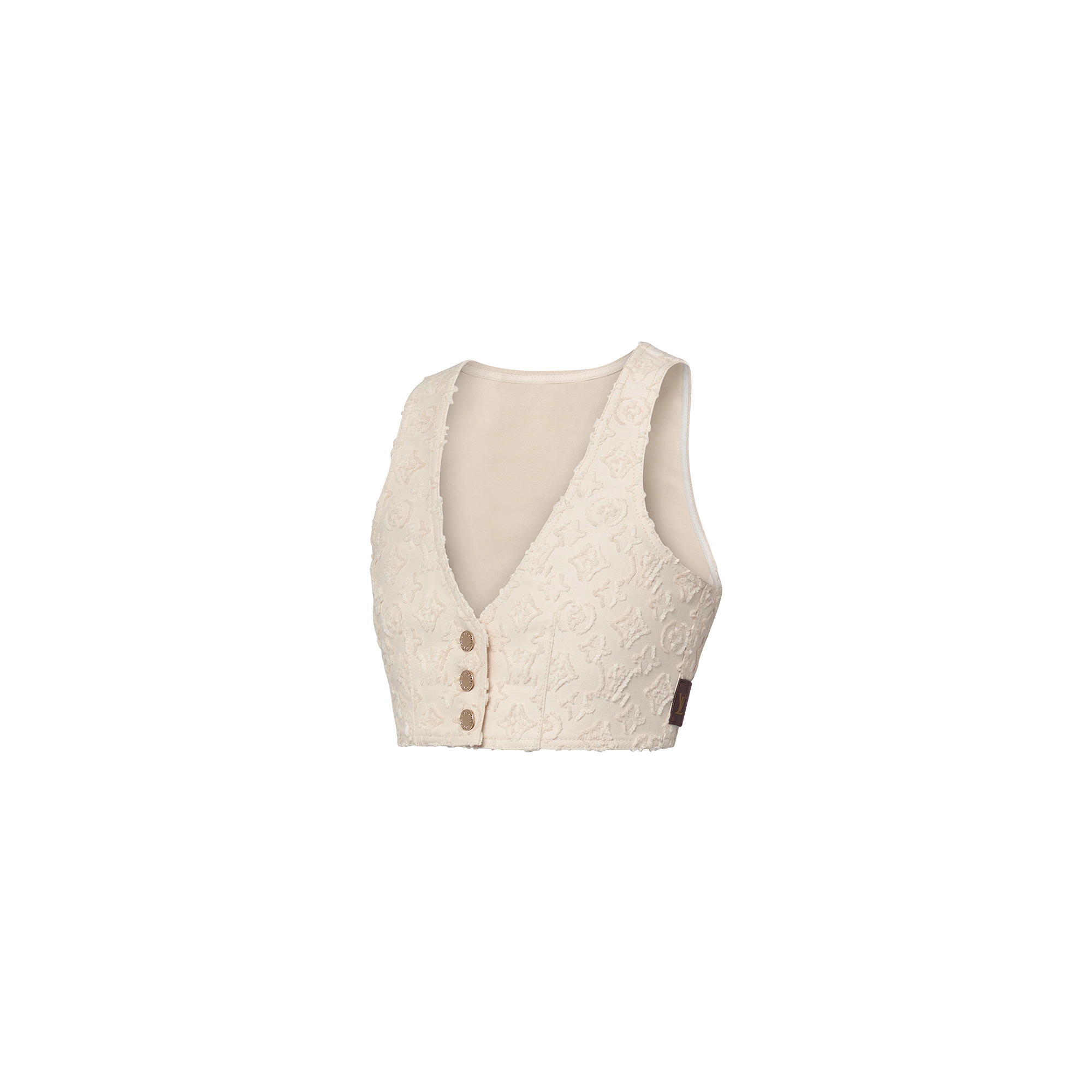 Monogram Fil Coupé Crop Top - 2