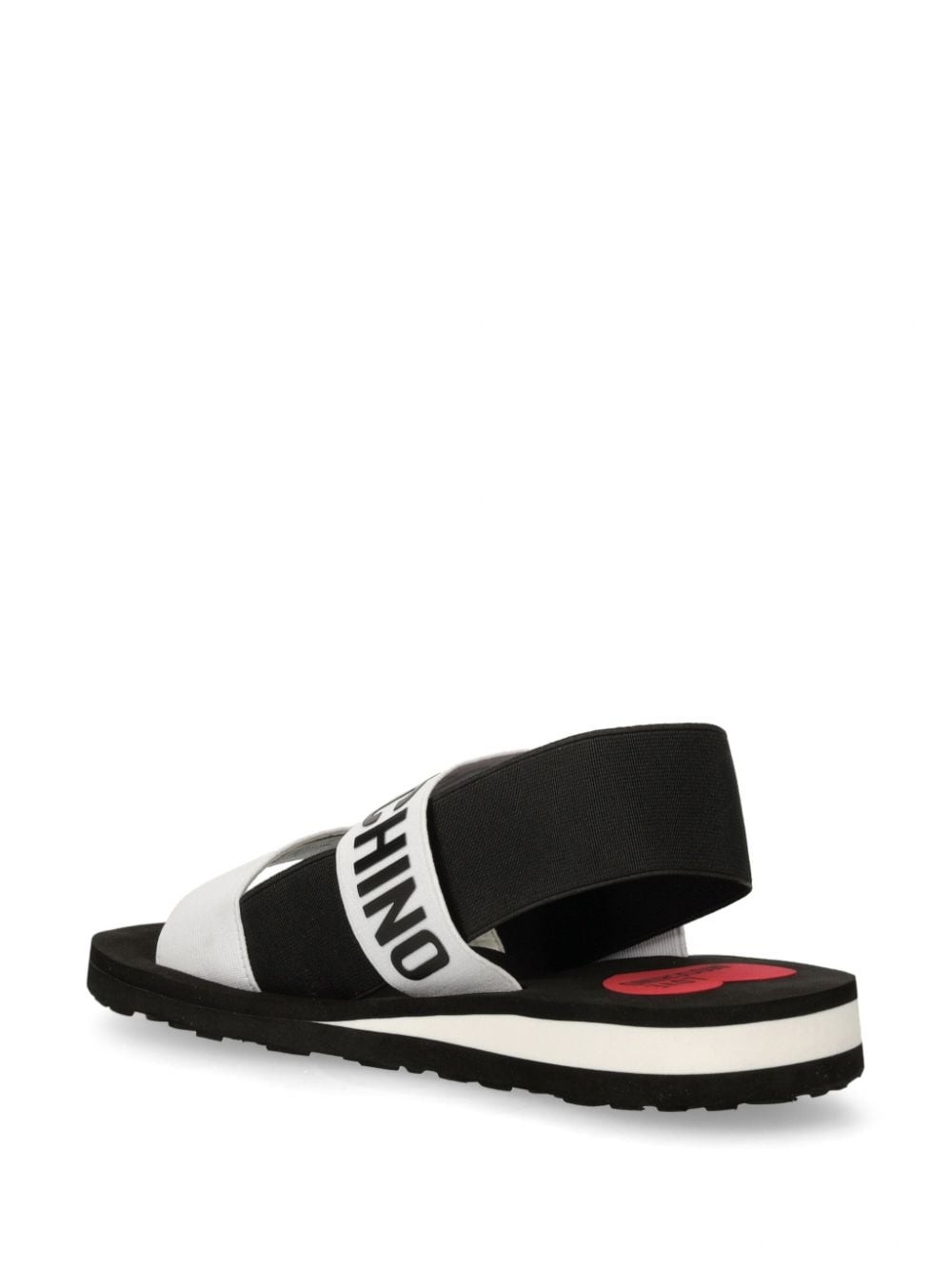 logo-print sandals - 3