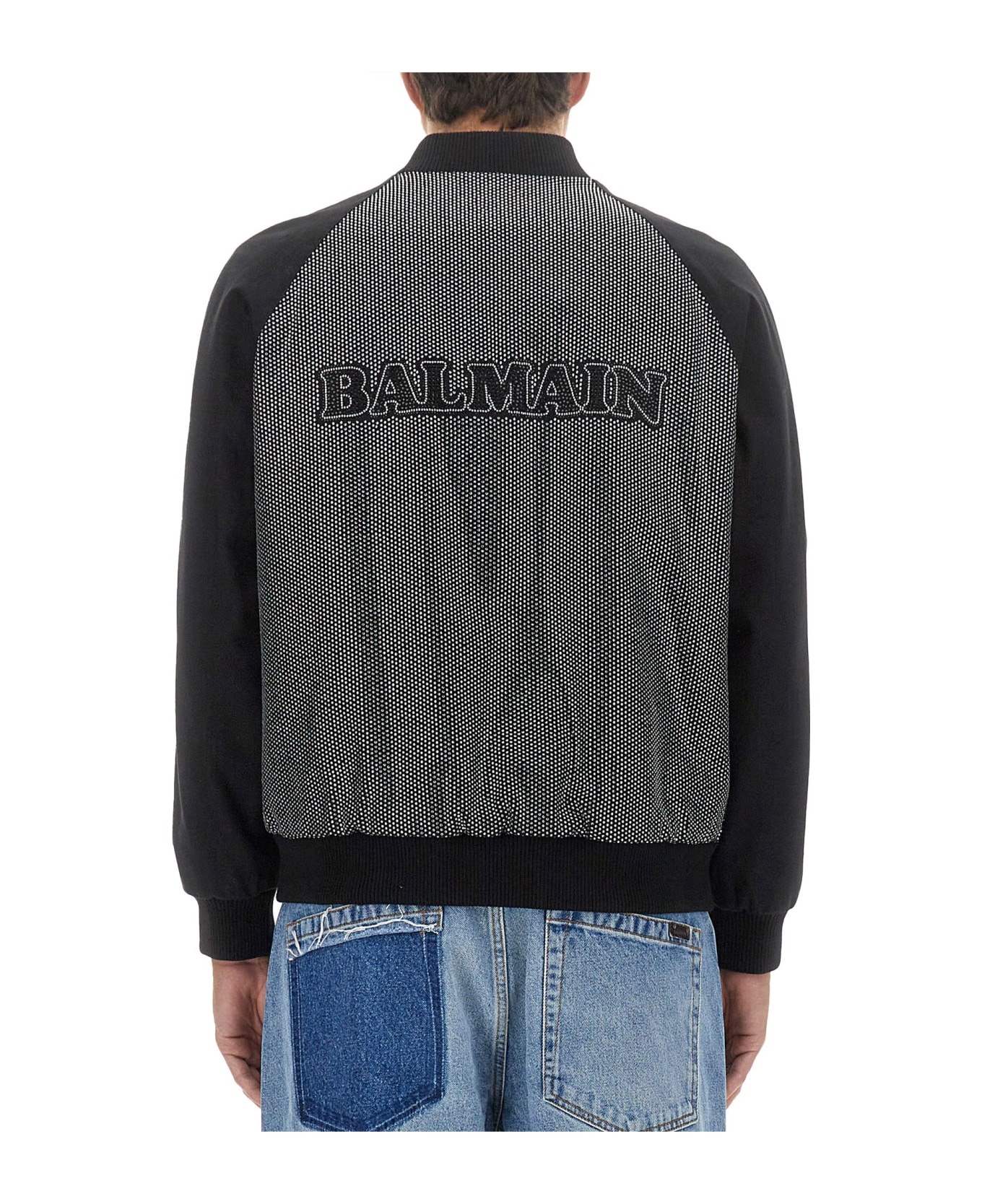 Rhinestone Bomber Jacket - 2