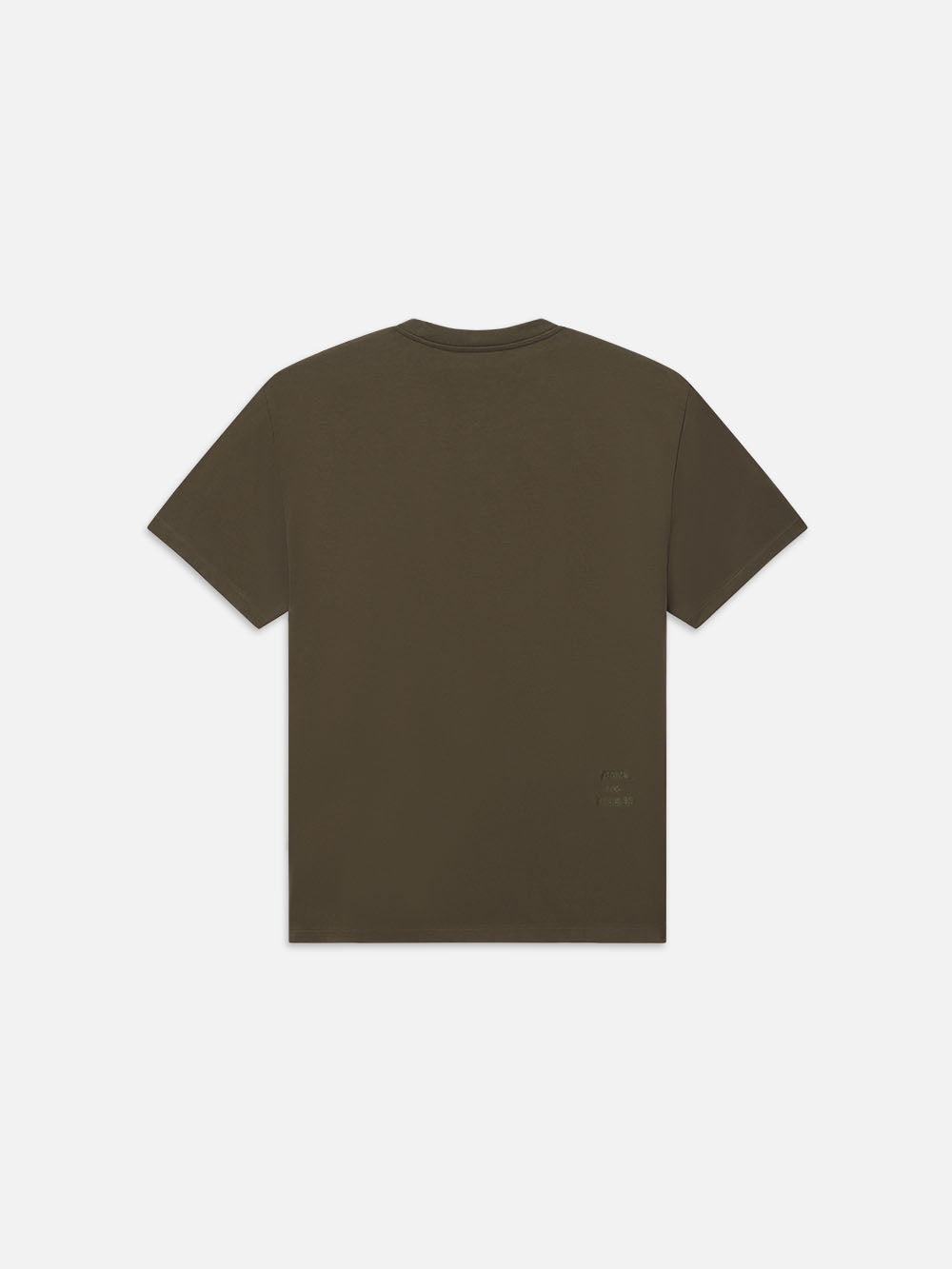 FRAME Logo Tee in Dark Olive - 3