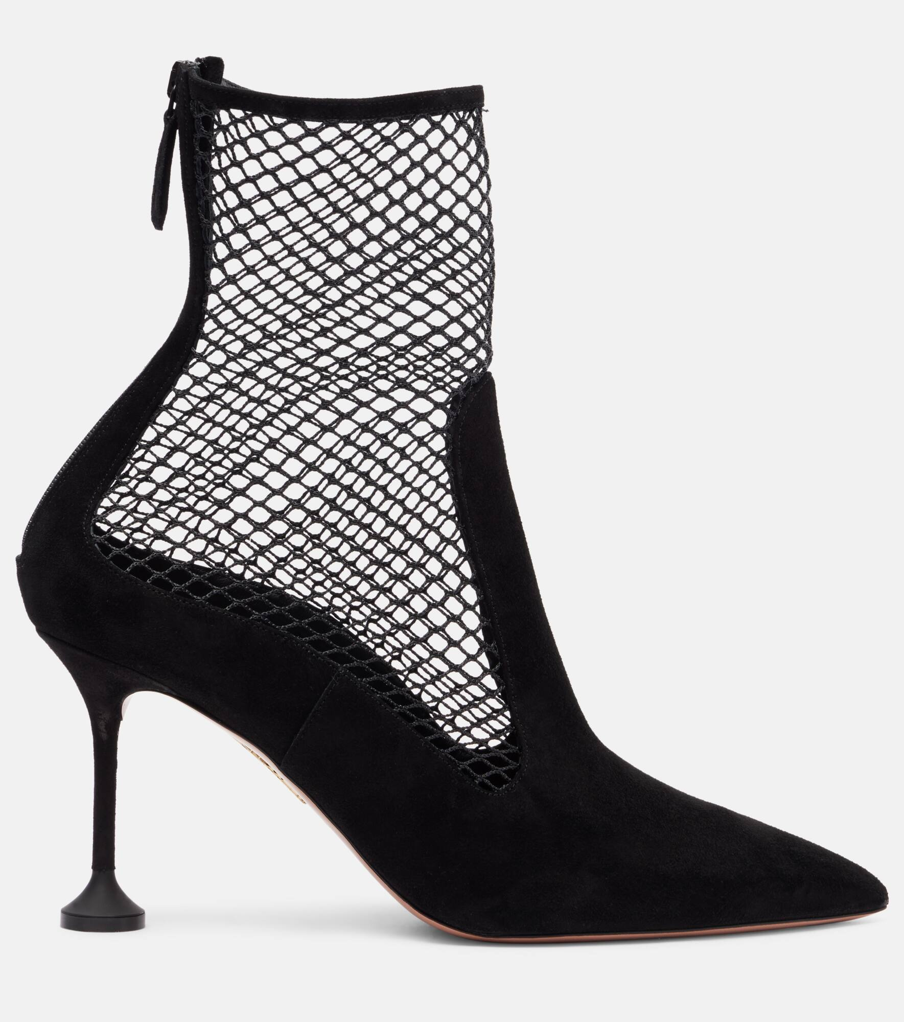 Dawn 85 suede and mesh ankle boots - 4
