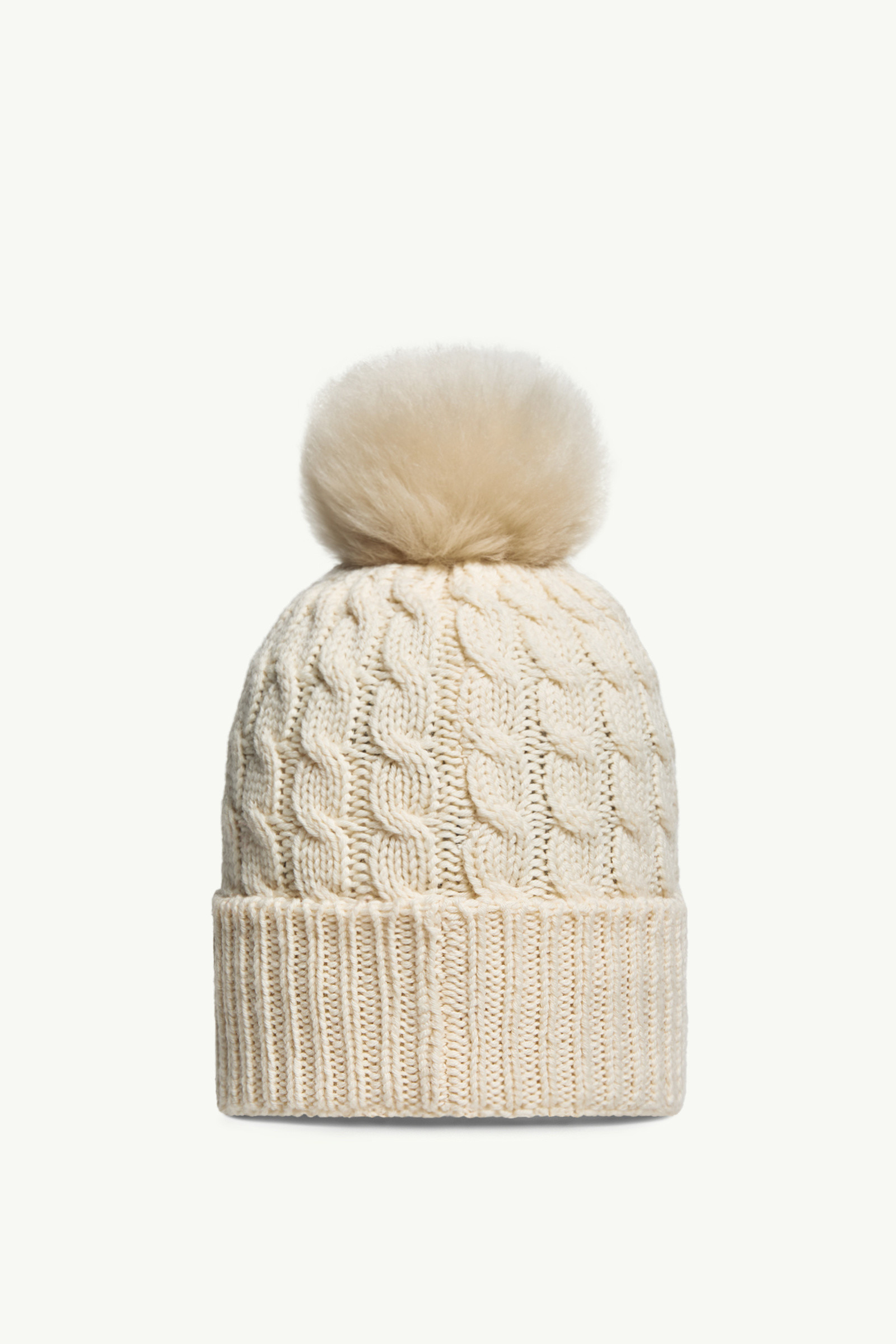 Wool Beanie With Pom Pom - 4