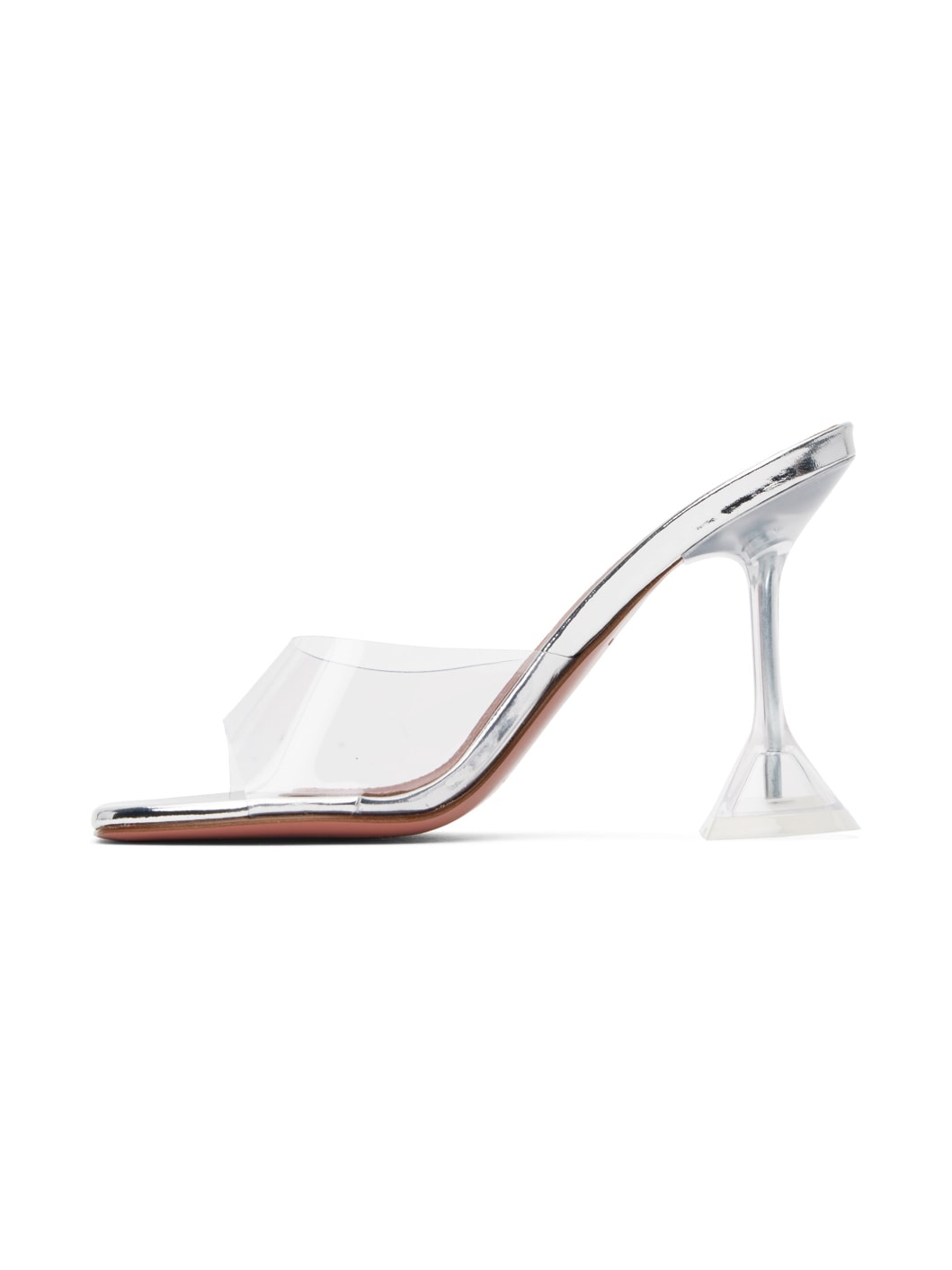 Transparent Lupita Glass Heeled Sandals - 3
