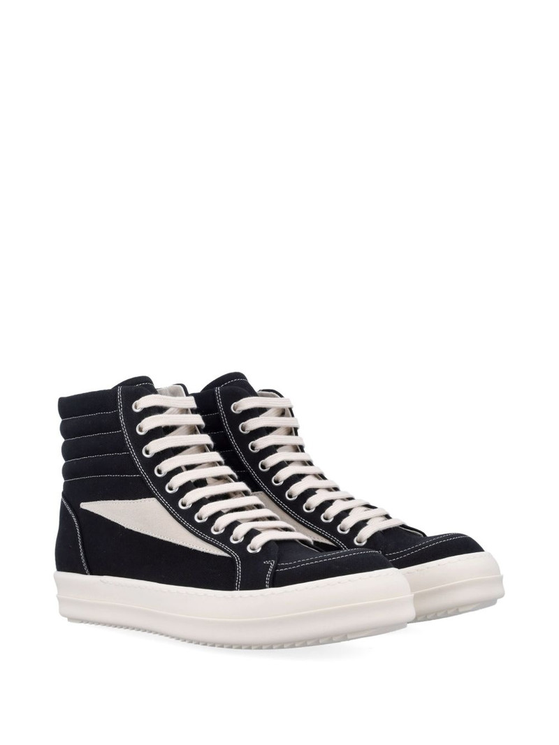 Rick Owens DRKSHDW High Vintage canvas sneakers outlook