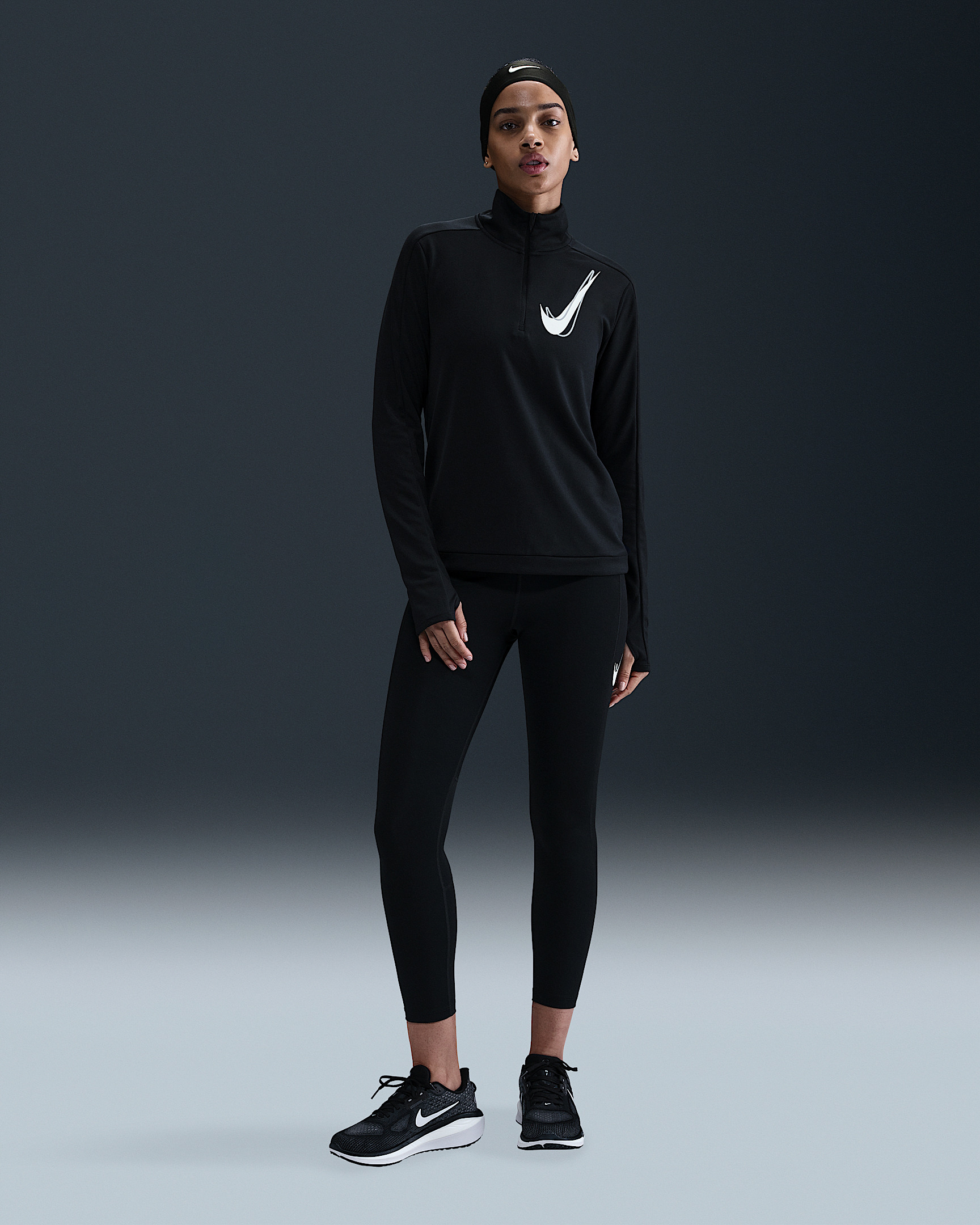 Nike Swoosh Women's Dri-FIT 1/2-Zip Running Mid Layer - 4