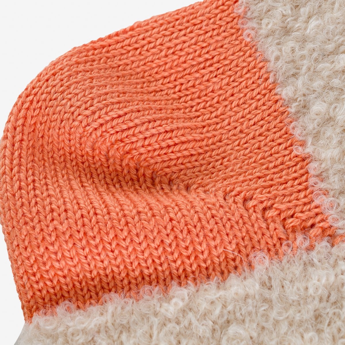 DEC-BOU-WHT Decka Boucle Alpaca Socks - White - 3