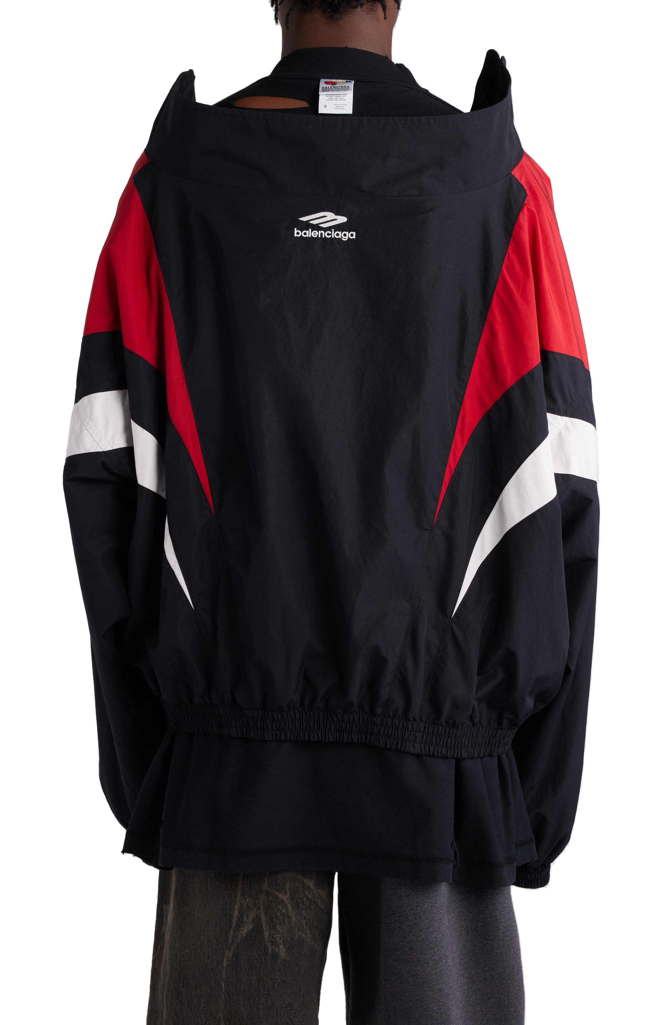 3B Sports Icon Off the Shoulder Track Jacket - 3
