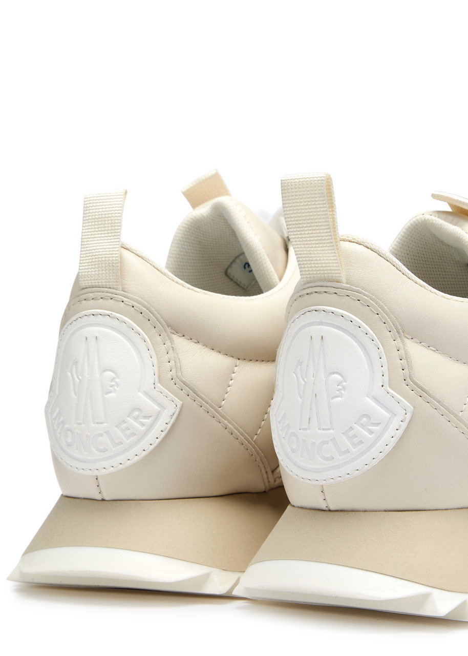 Pacey panelled leather sneakers - 4