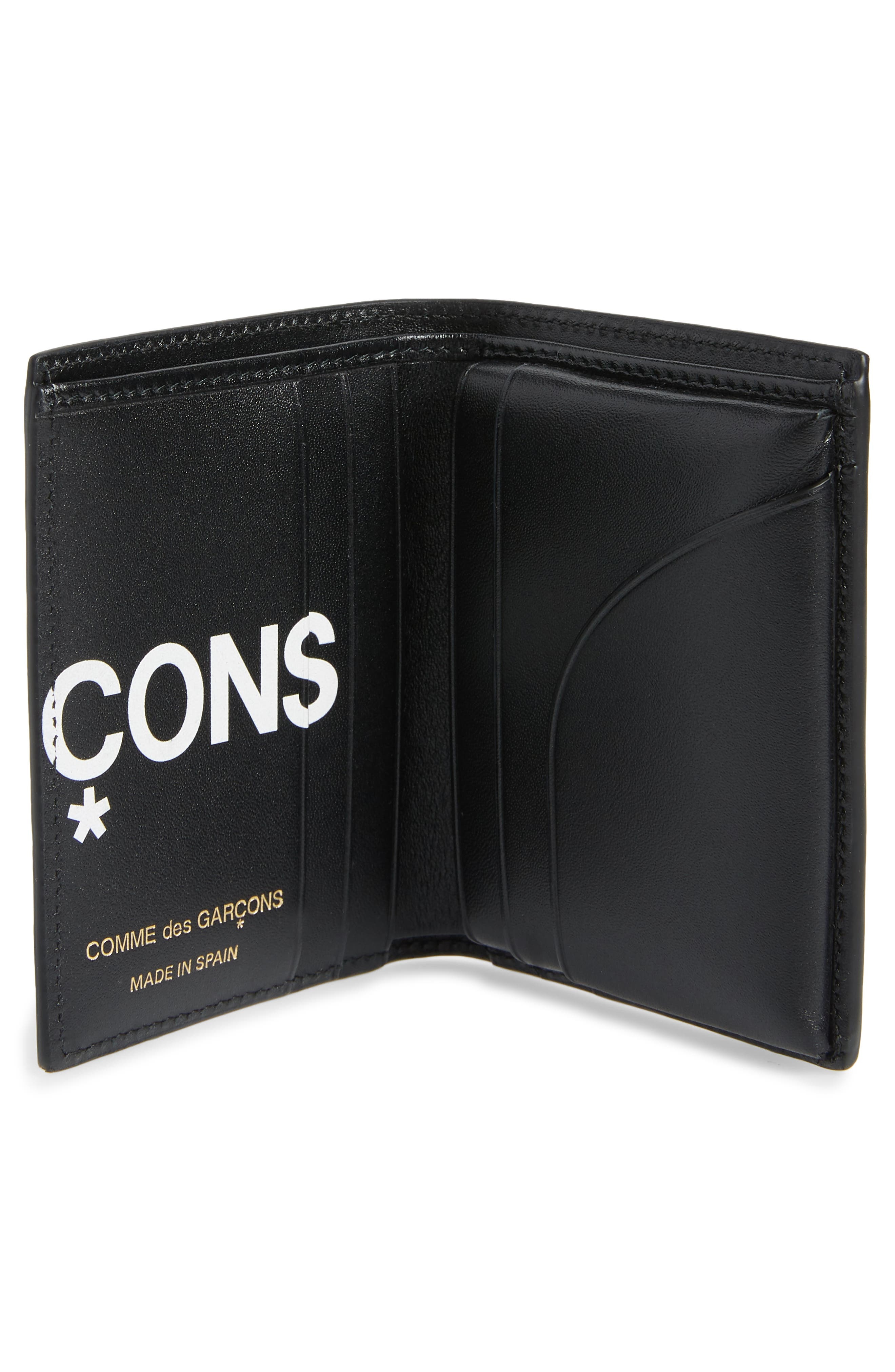Comme des Garçons Wallets Huge Logo Card Case in Black at Nordstrom - 2