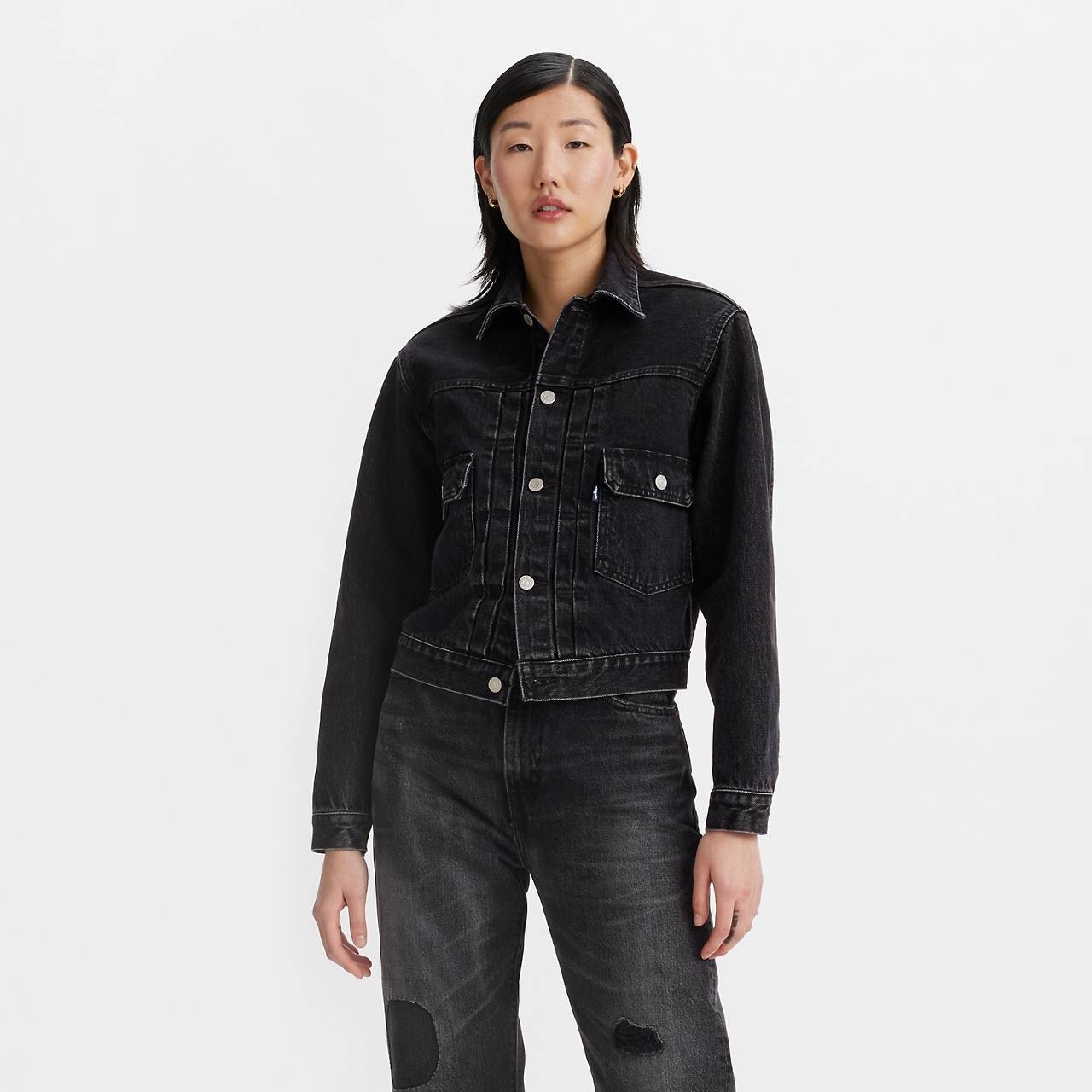 LEVI’S® WOMEN’S JAPANESE DENIM TYPE II TRUCKER JACKET - 2