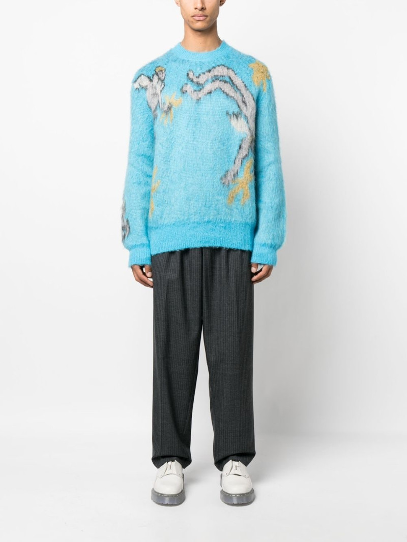 Marni angel-motif knitted jumper outlook