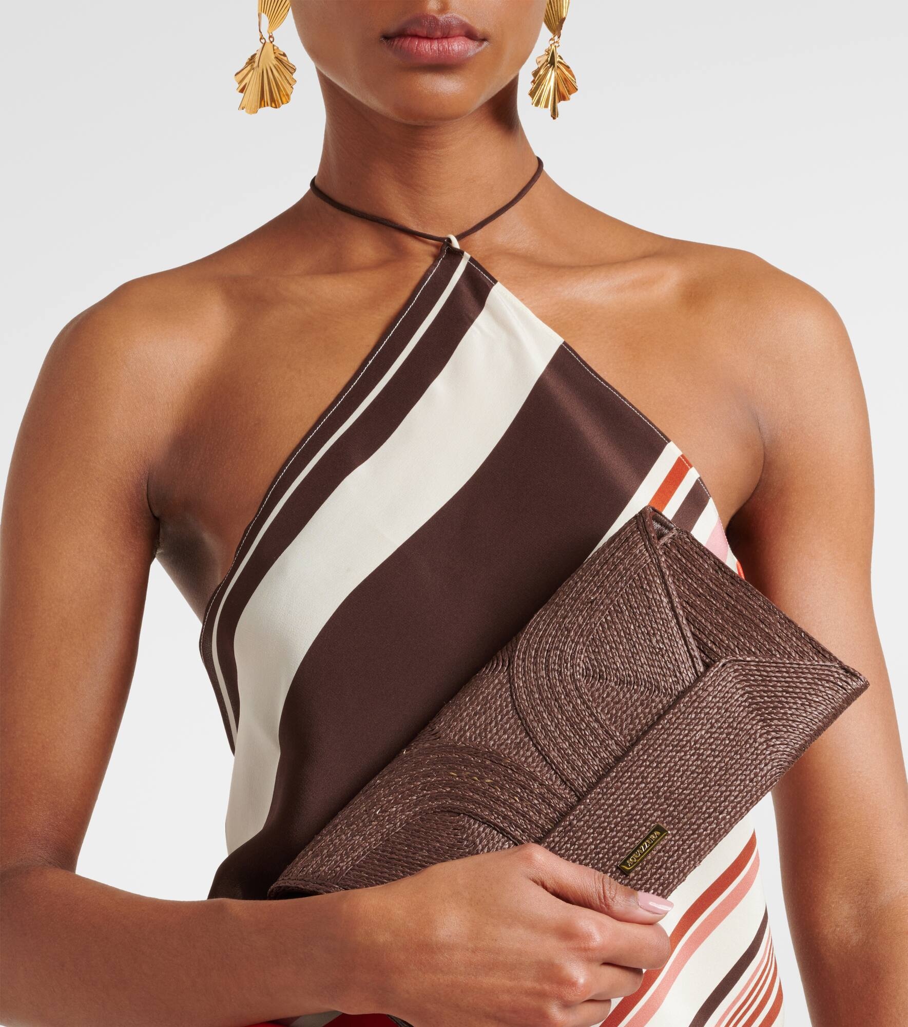 Vacanza Small raffia clutch - 2