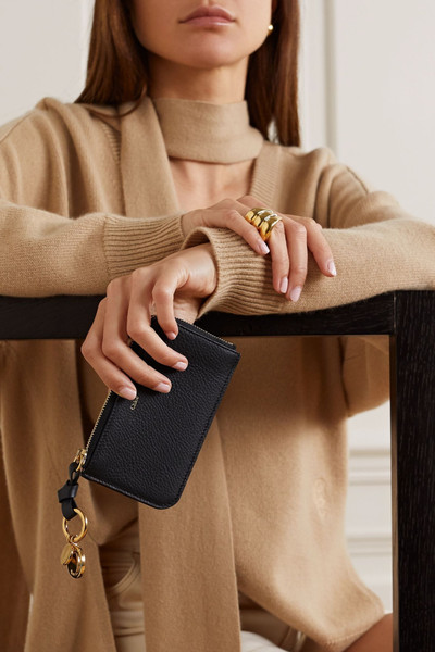 Chloé Alphabet textured-leather wallet outlook