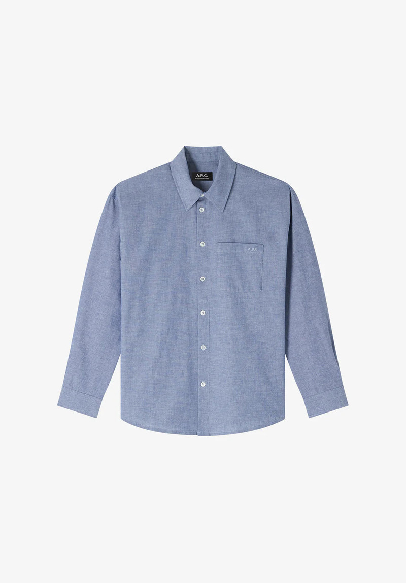 EMBROIDERED BOYFRIEND SHIRT 1