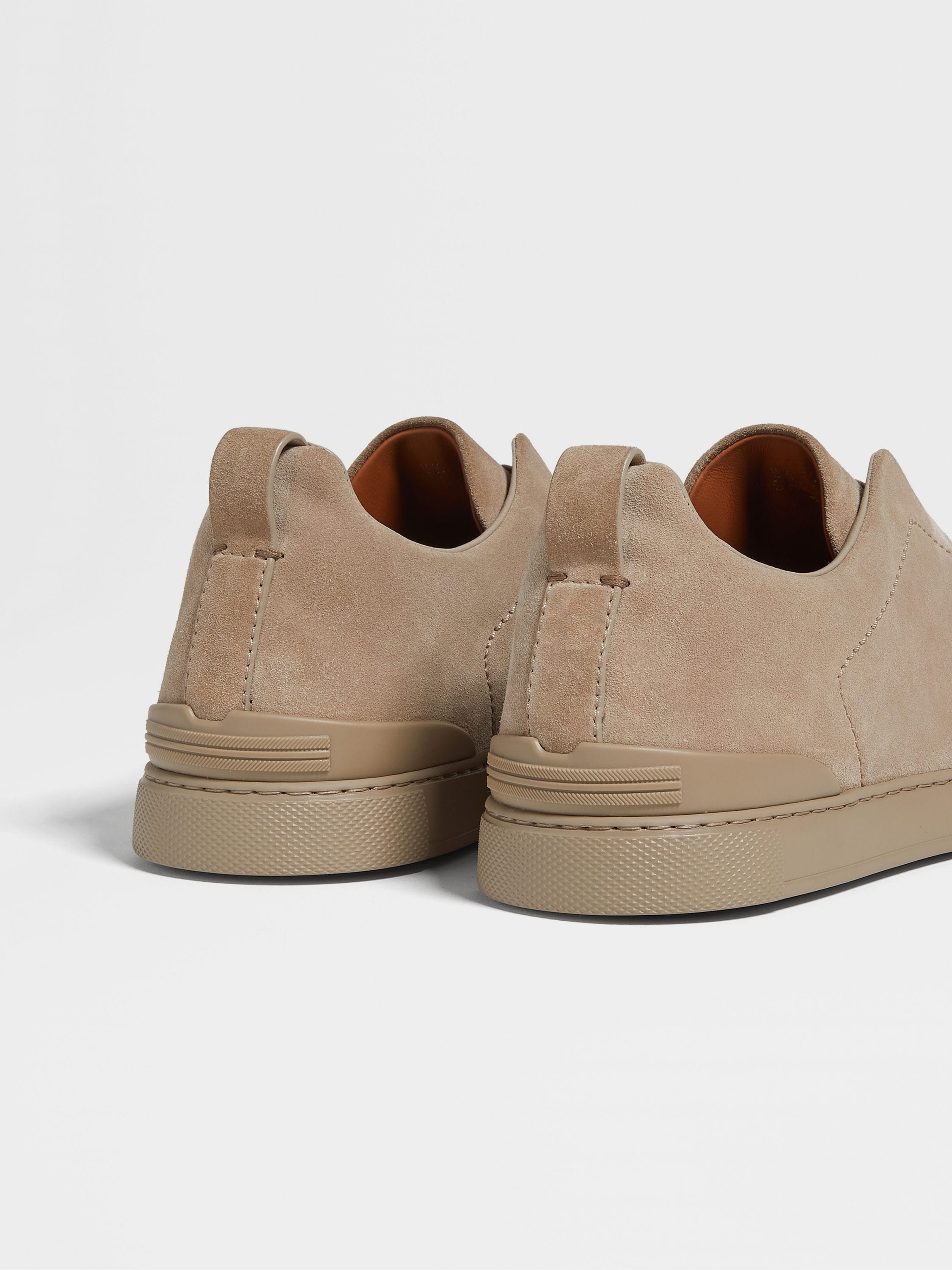 LIGHT TAUPE SUEDE TRIPLE STITCH™ SNEAKERS - 3