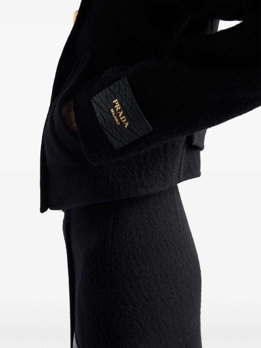 Double-breasted twill jacket - 5