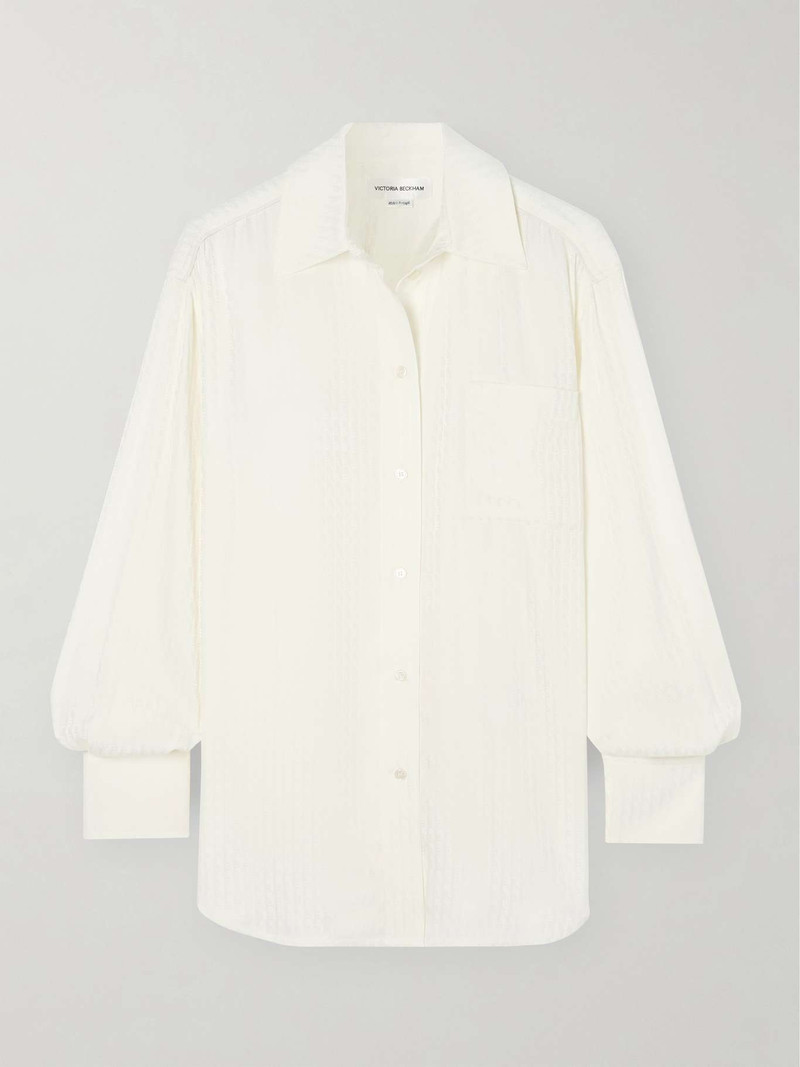 Satin-jacquard shirt 1