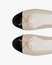 Repetto FLORA BI-MATERIAL BALLET FLATS | REVERSIBLE
