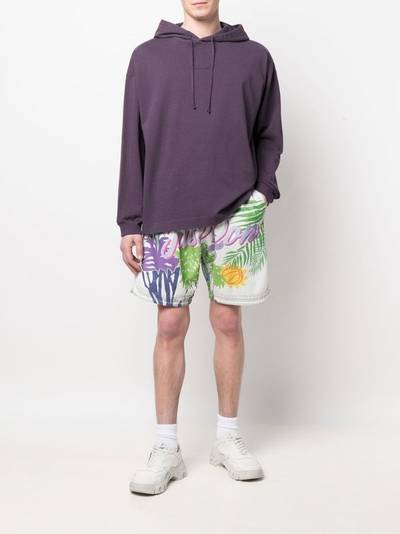 Just Don graphic-logo print shorts outlook