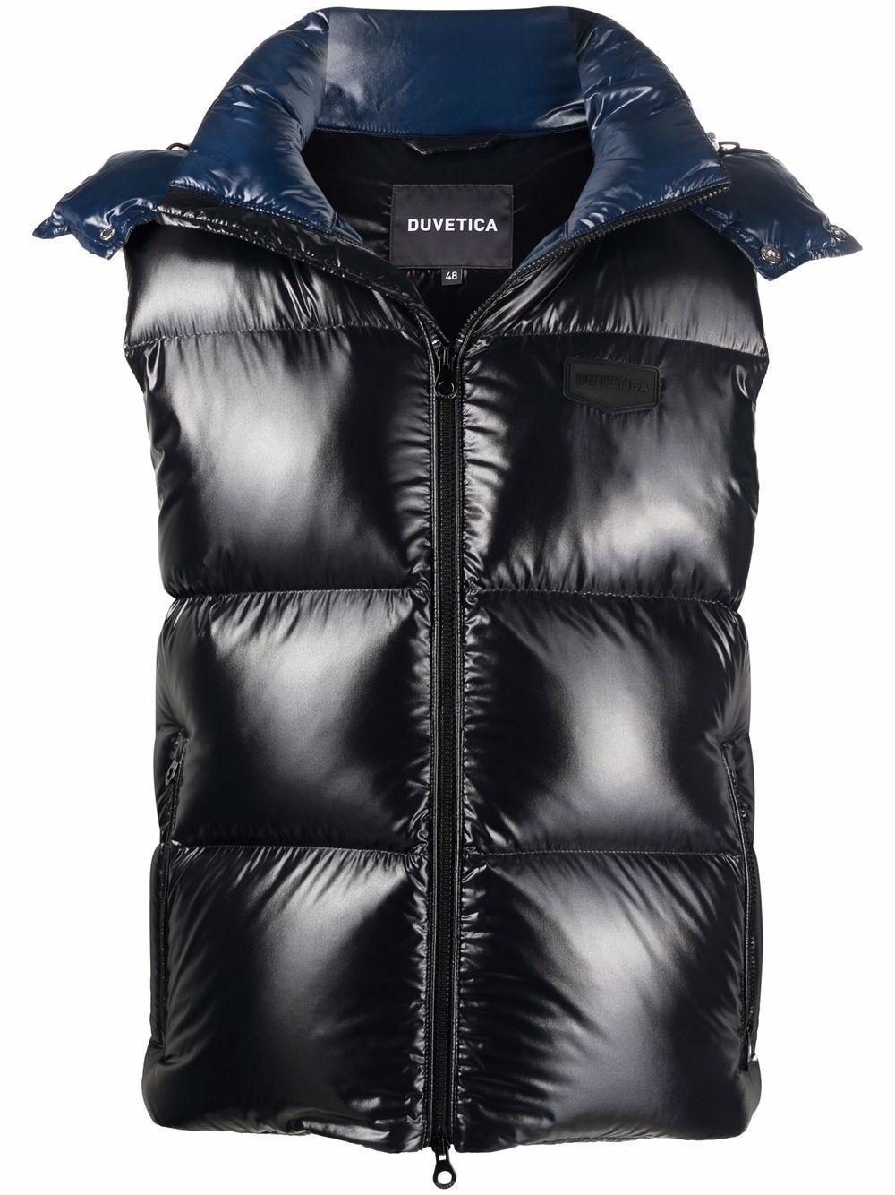 padded patent vest - 1