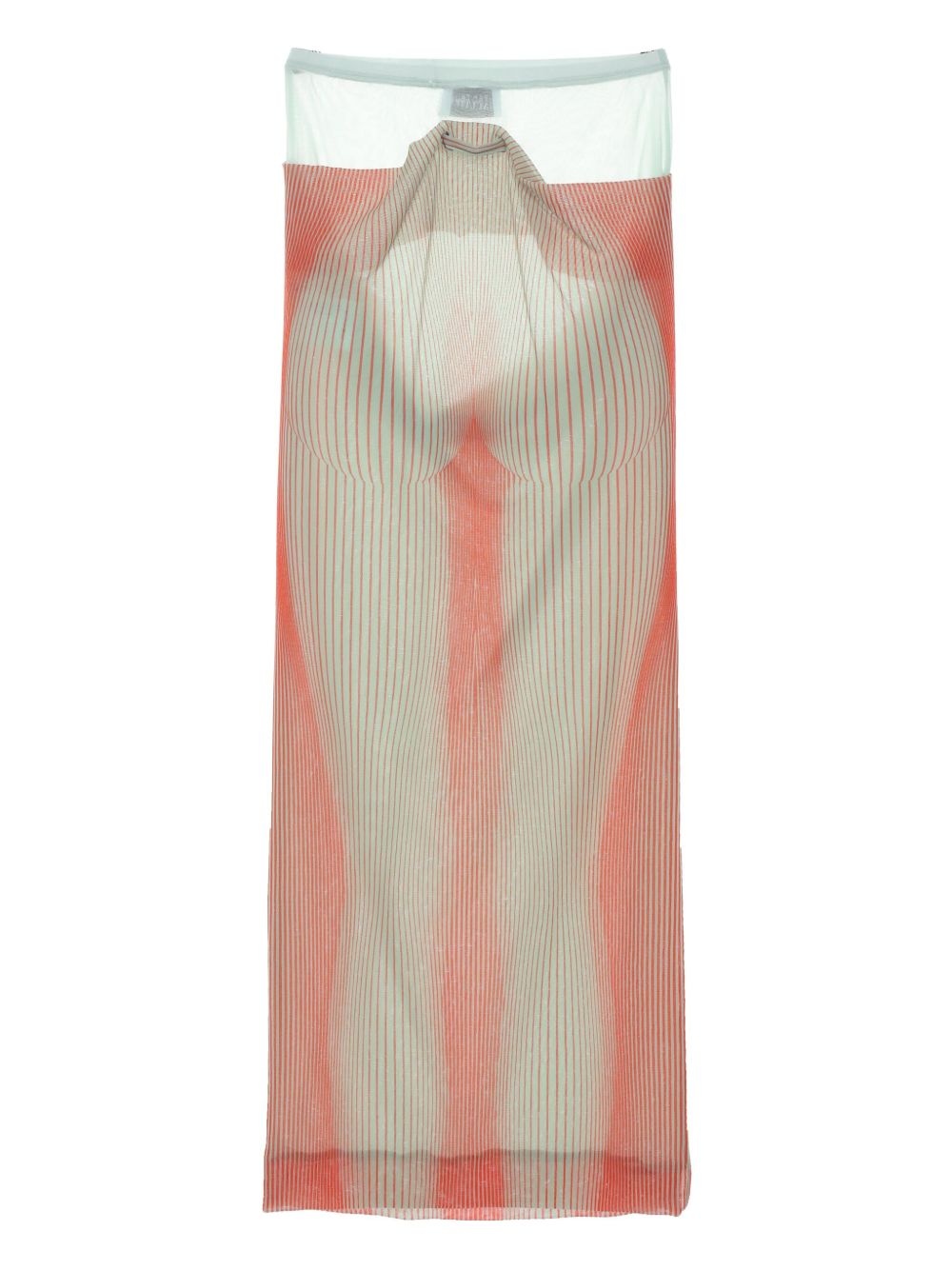 layered-design midi skirt - 6