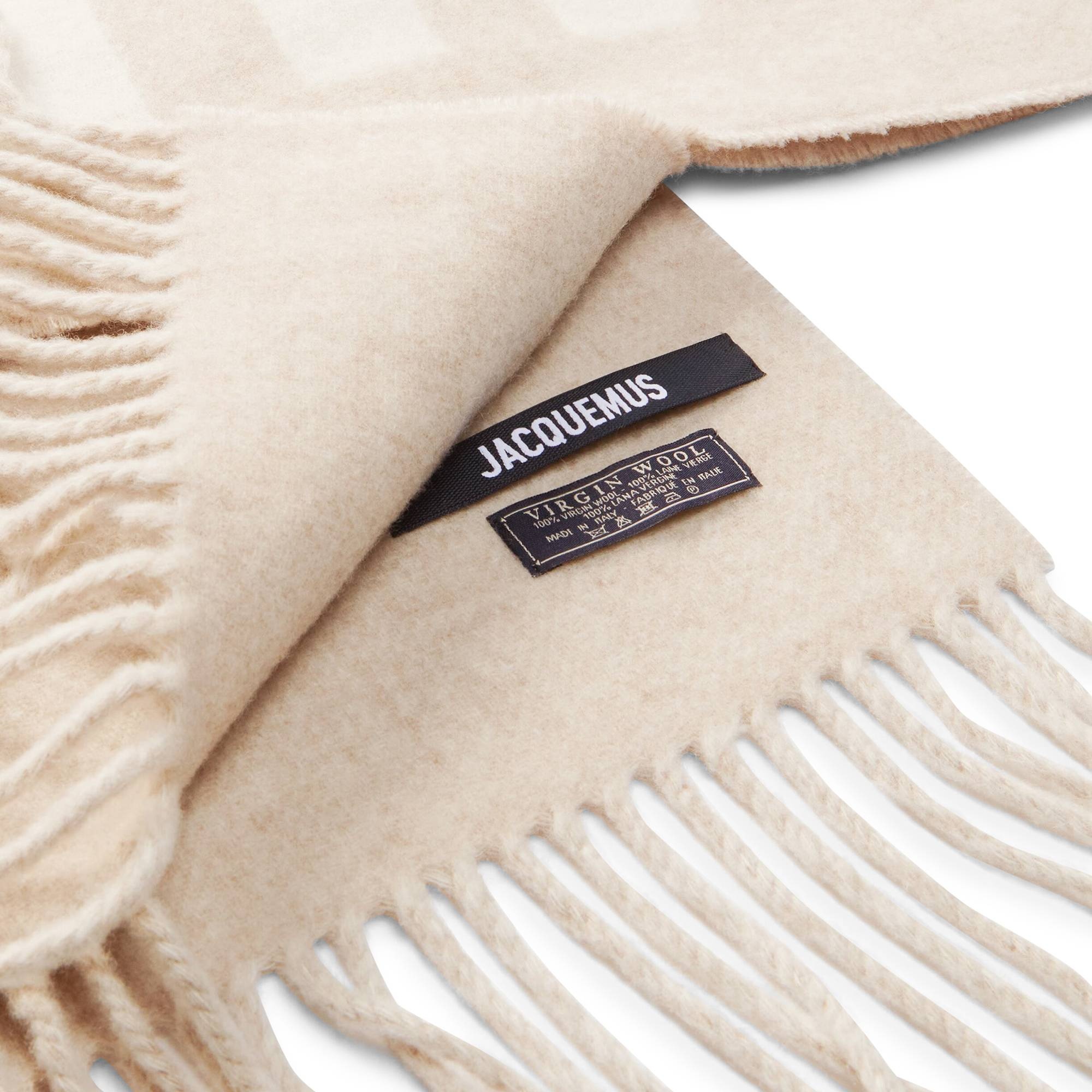 Jacquemus L'Echarpe Scarf 'Beige' - 2