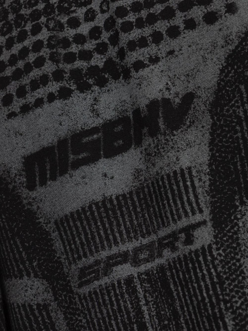 textured-print T-shirt 5