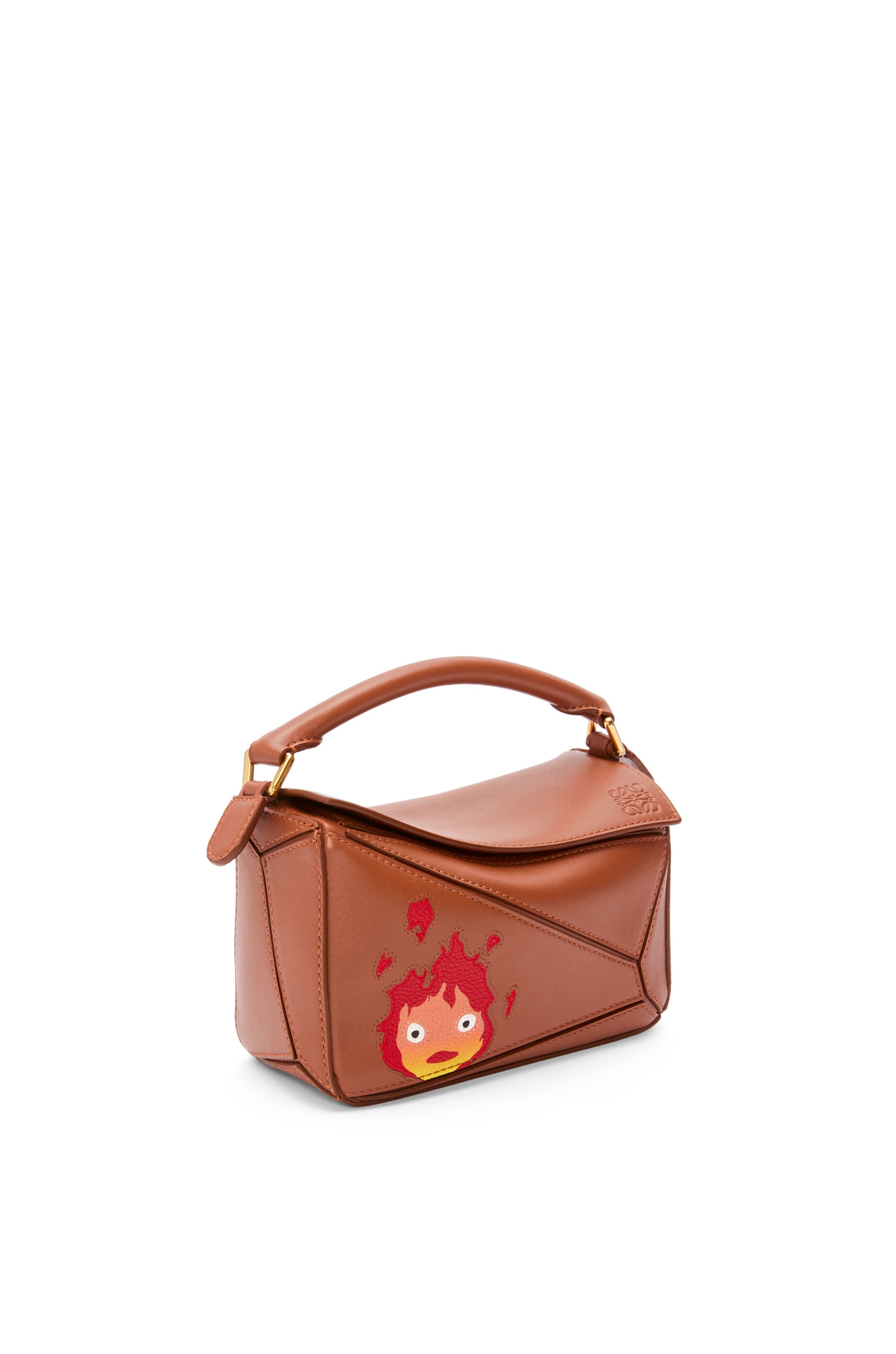 Calcifer mini Puzzle bag in satin calfskin - 3