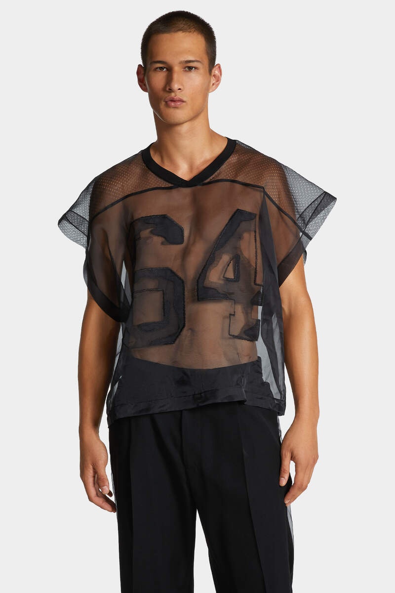 SHEER EMBROIDERED SHIRT - 3