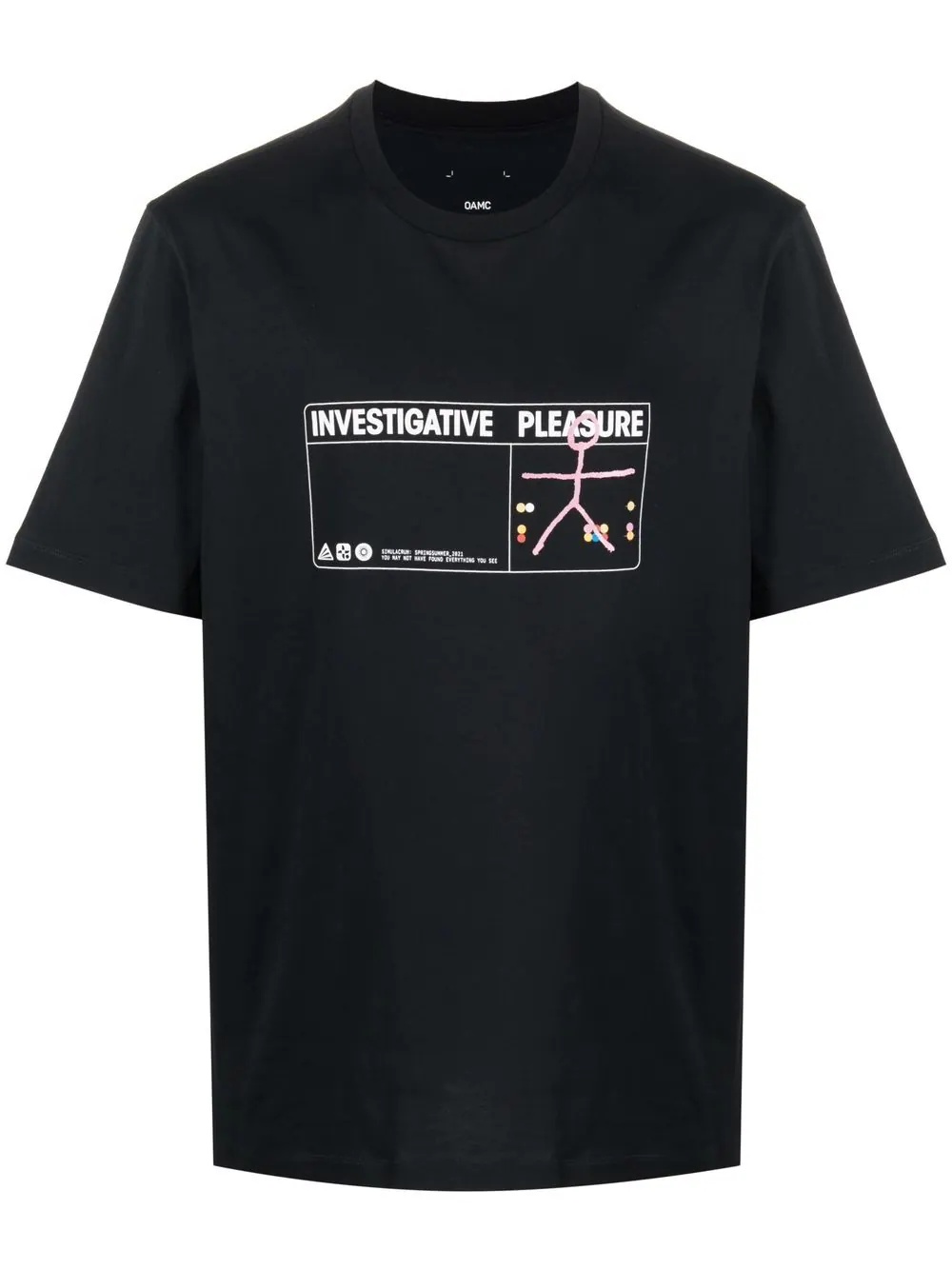 Investigative Pleasure print T-shirt - 1