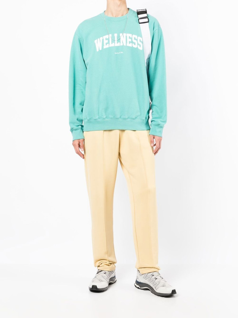 Sporty & Rich Wellness Ivy Crewneck - Faded teal outlook