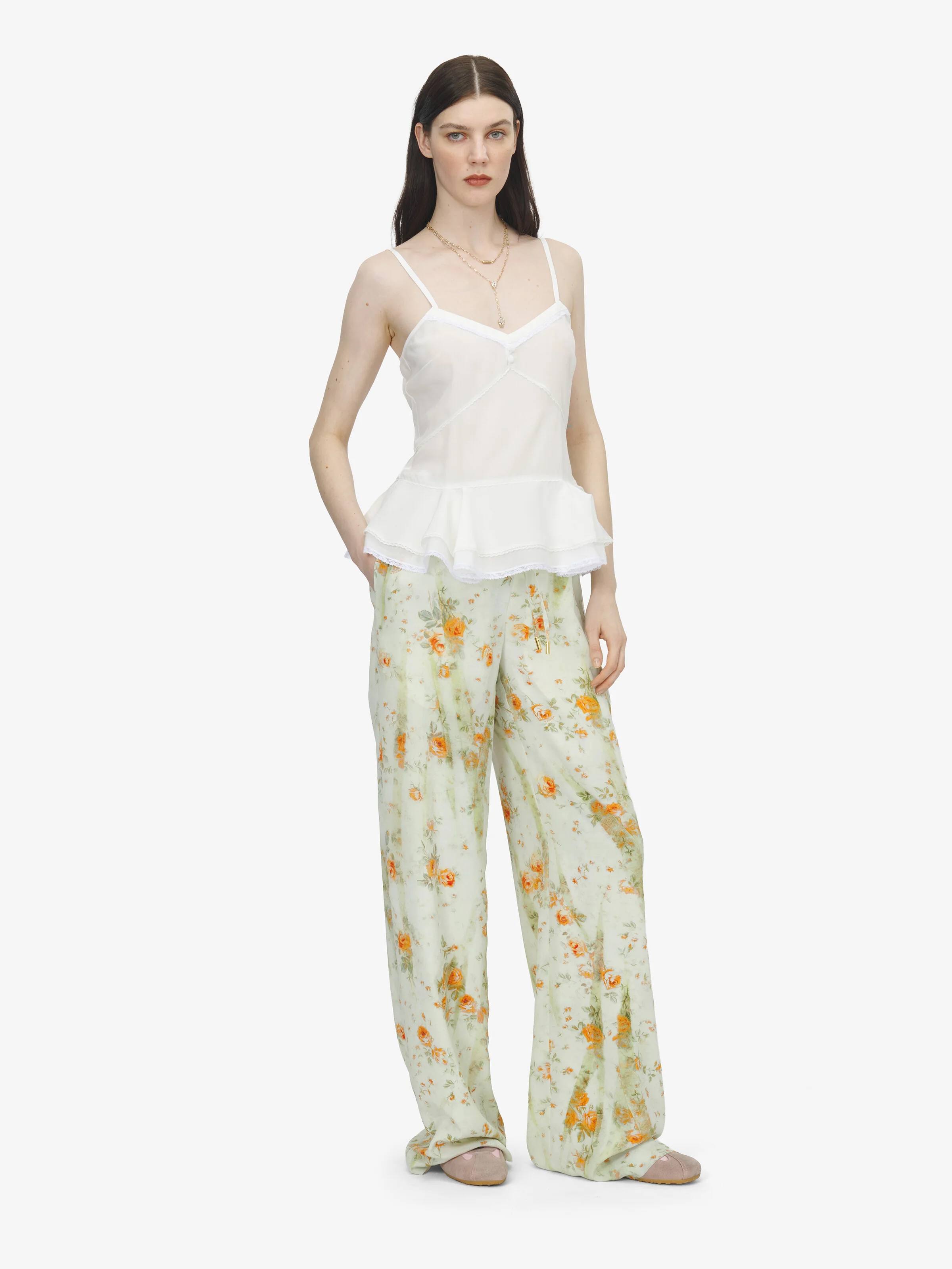 Floral Pyjama Trousers - 1