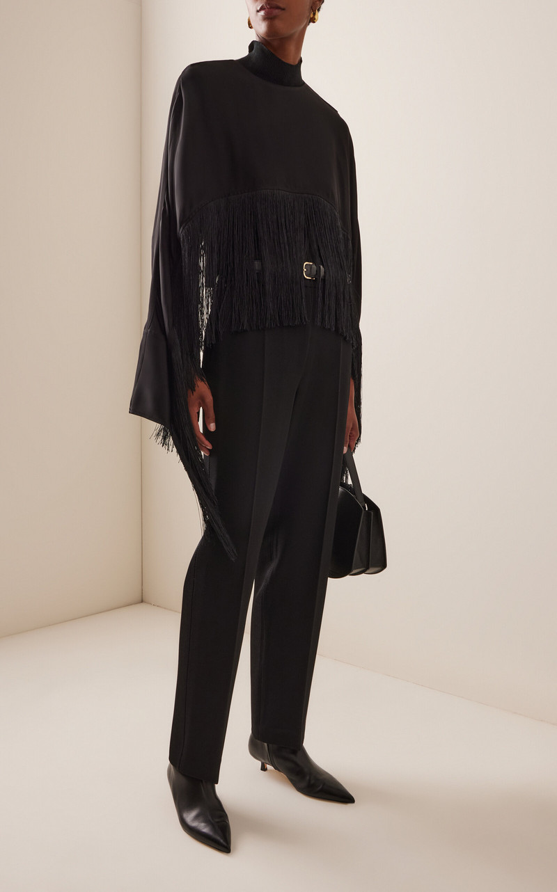 CO Tailored Wool Straight Pants black outlook