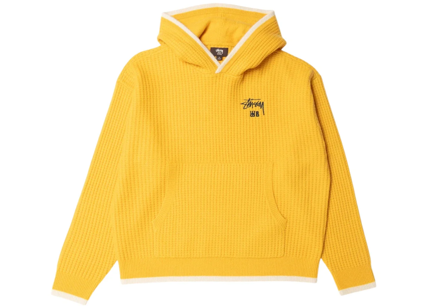 Stussy x Wales Bonner Cashmere Hoodie Yellow - 1