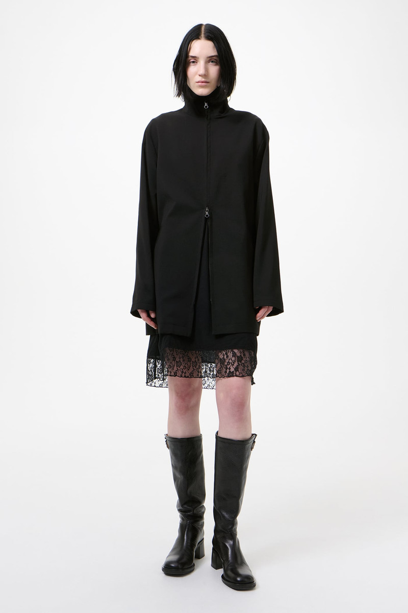 Helm Jacket Black Worsted Wool. 8