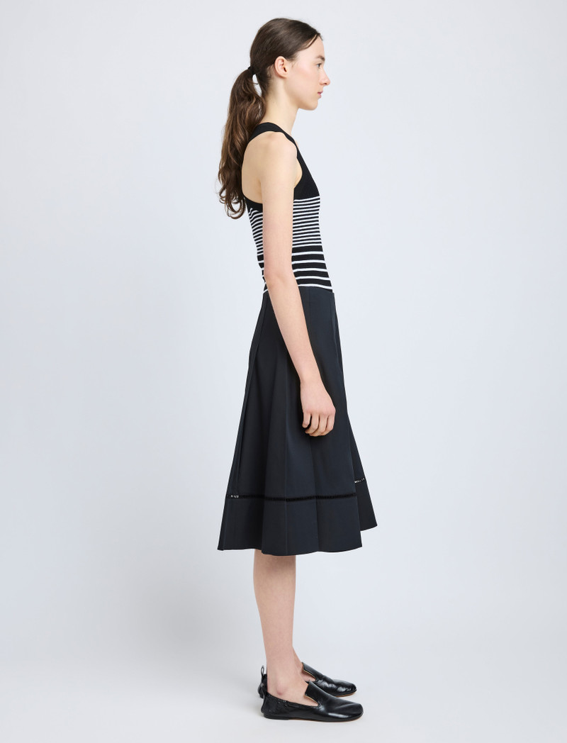 Laci Skirt in Eco Cotton Poplin 3