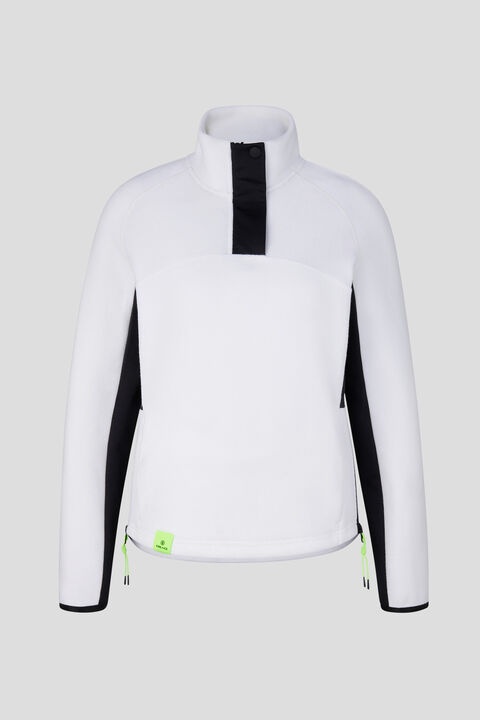 Letty fleece second layer in White/Black - 1