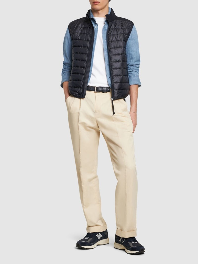 Lightweight quilted nylon puffer vest - 2