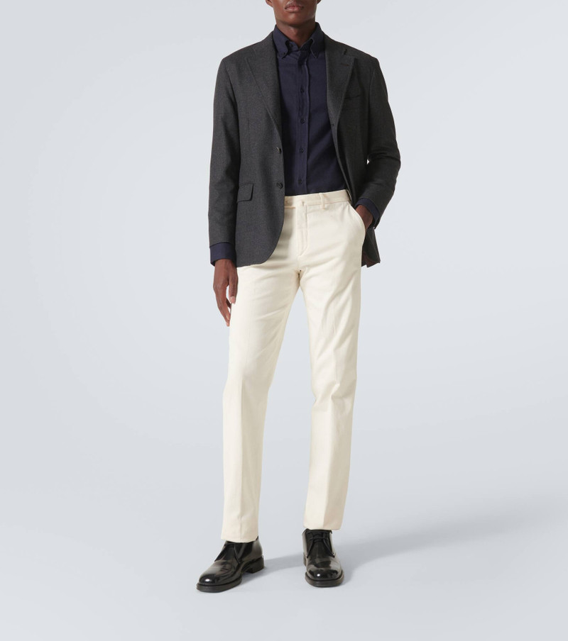 RUBINACCI Wool flannel blazer outlook