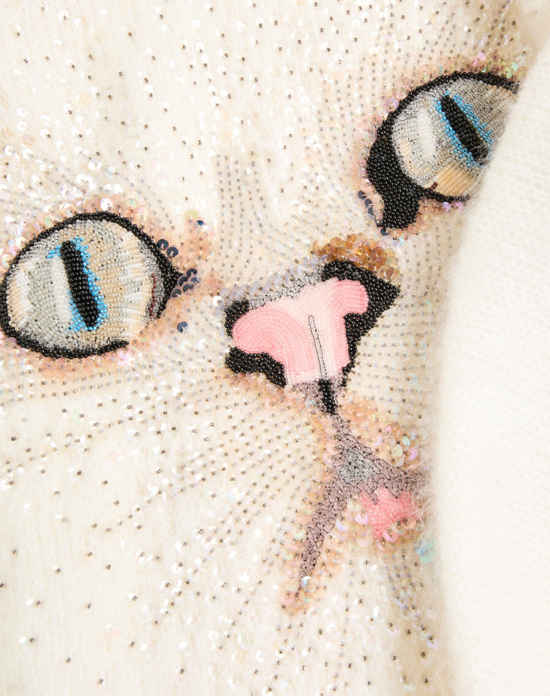 EMBROIDERED MOHAIR WOOL JUMPER 7