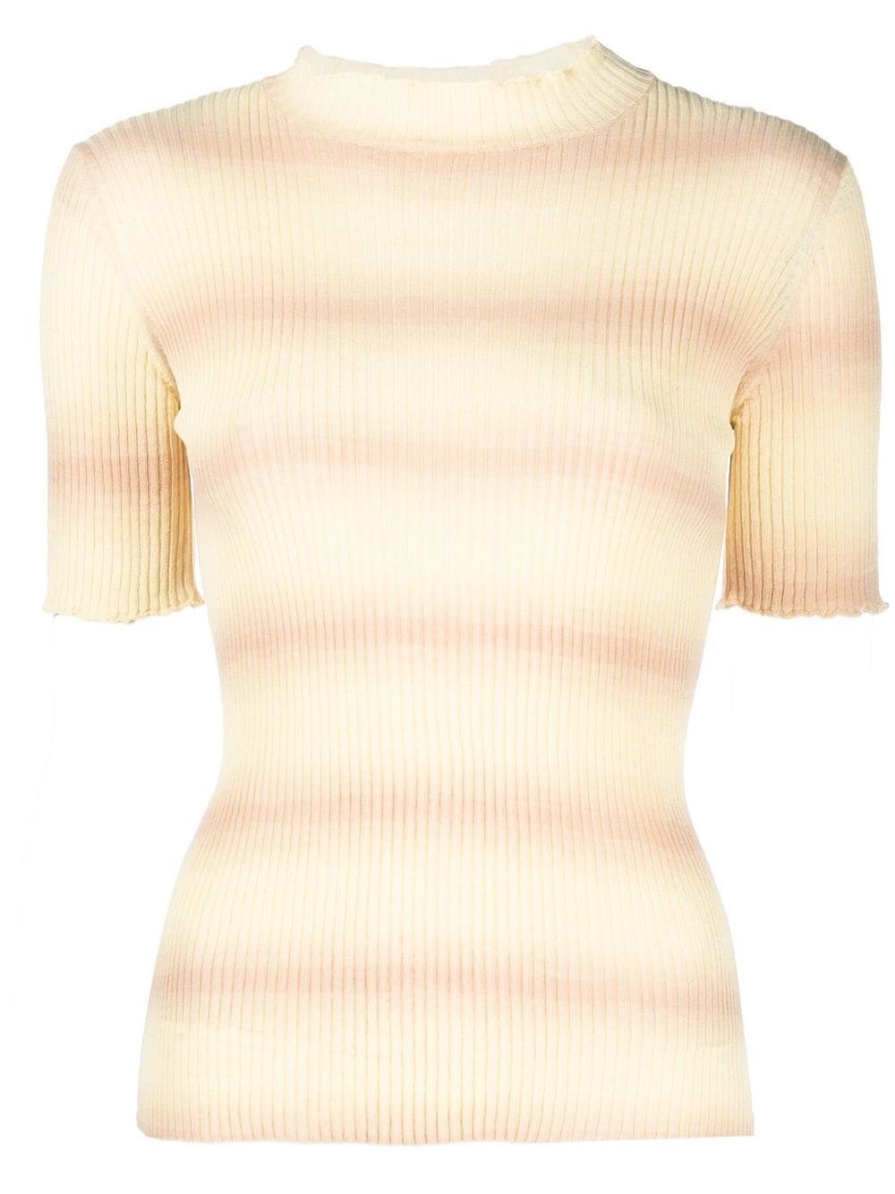 Victoire striped knitted top - 1