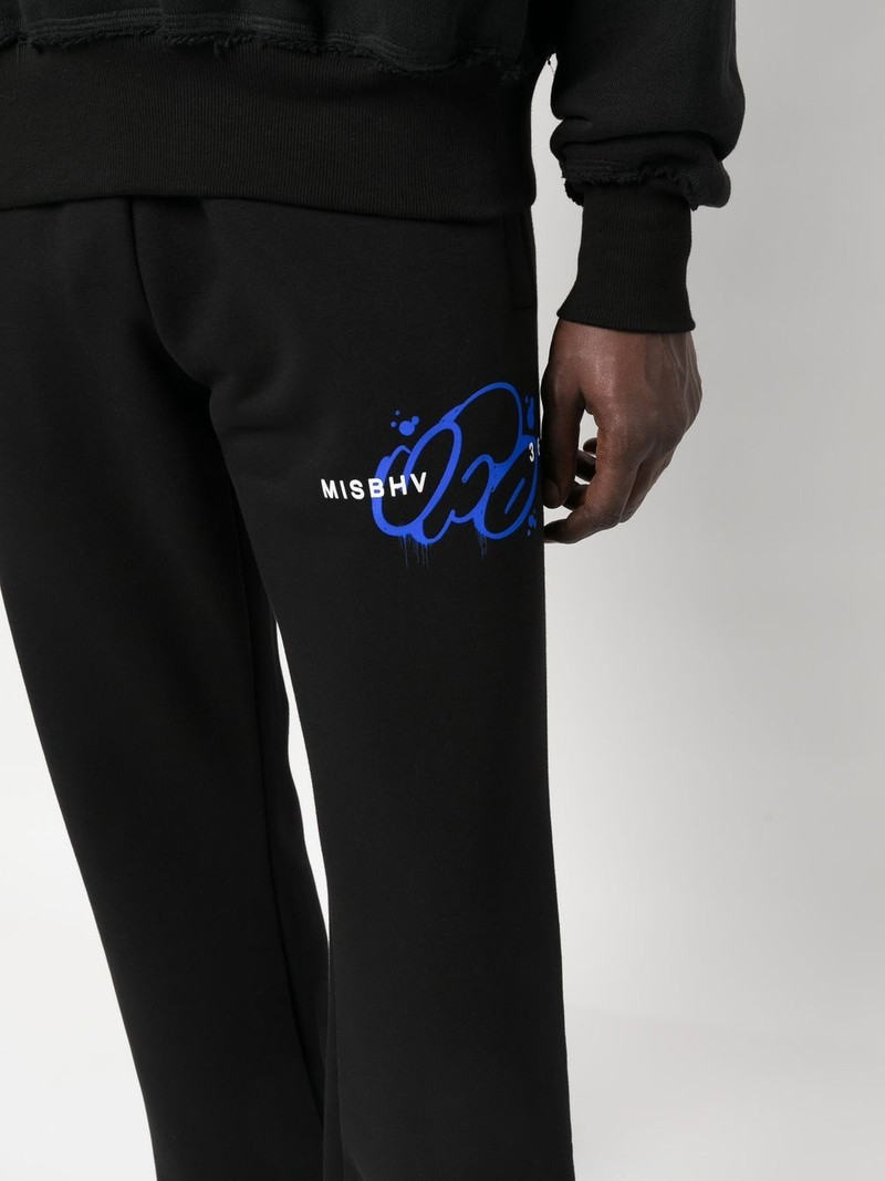 x UFO361 logo-print track pants 5