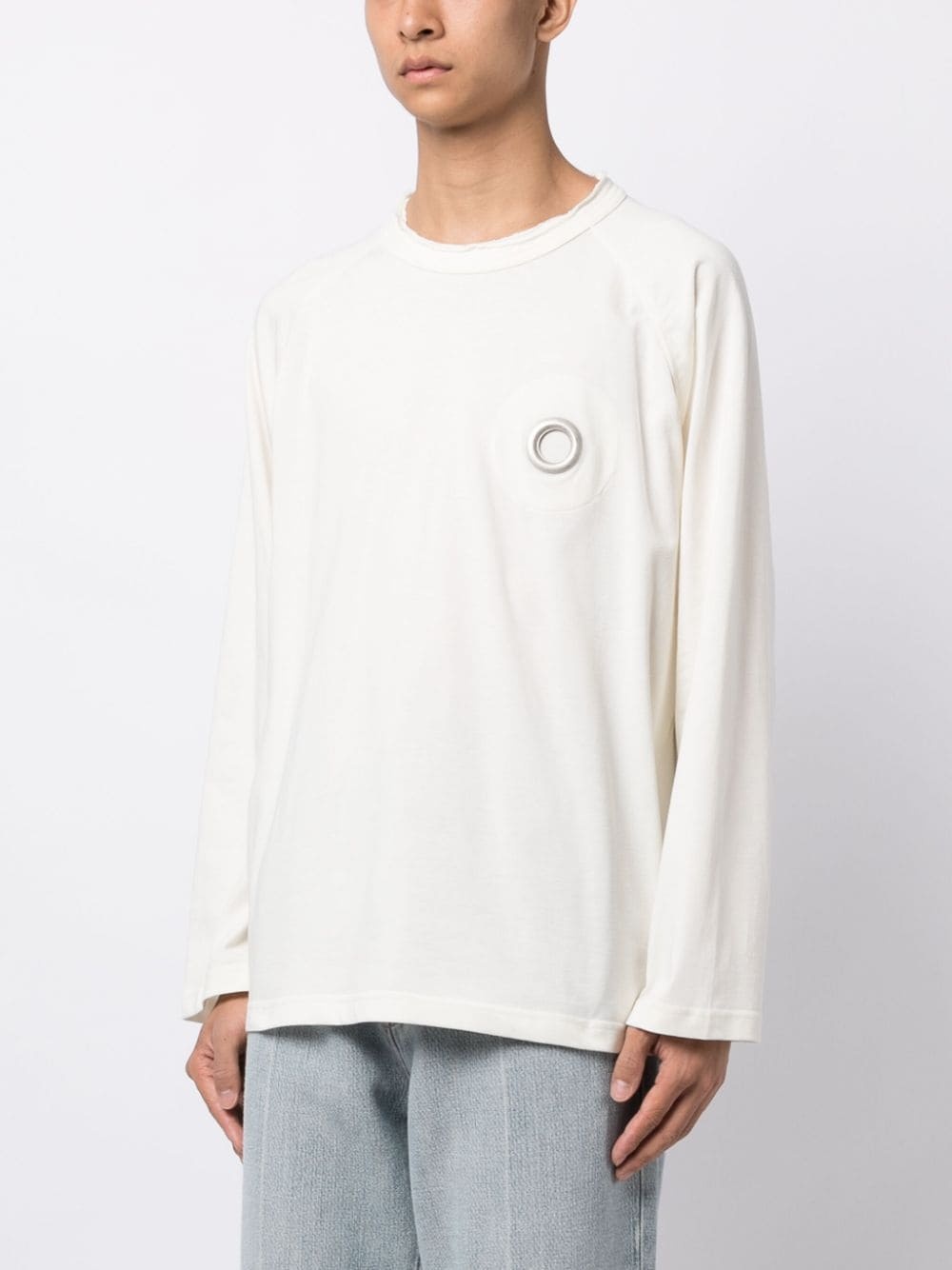 long-sleeve cotton T-shirt - 3
