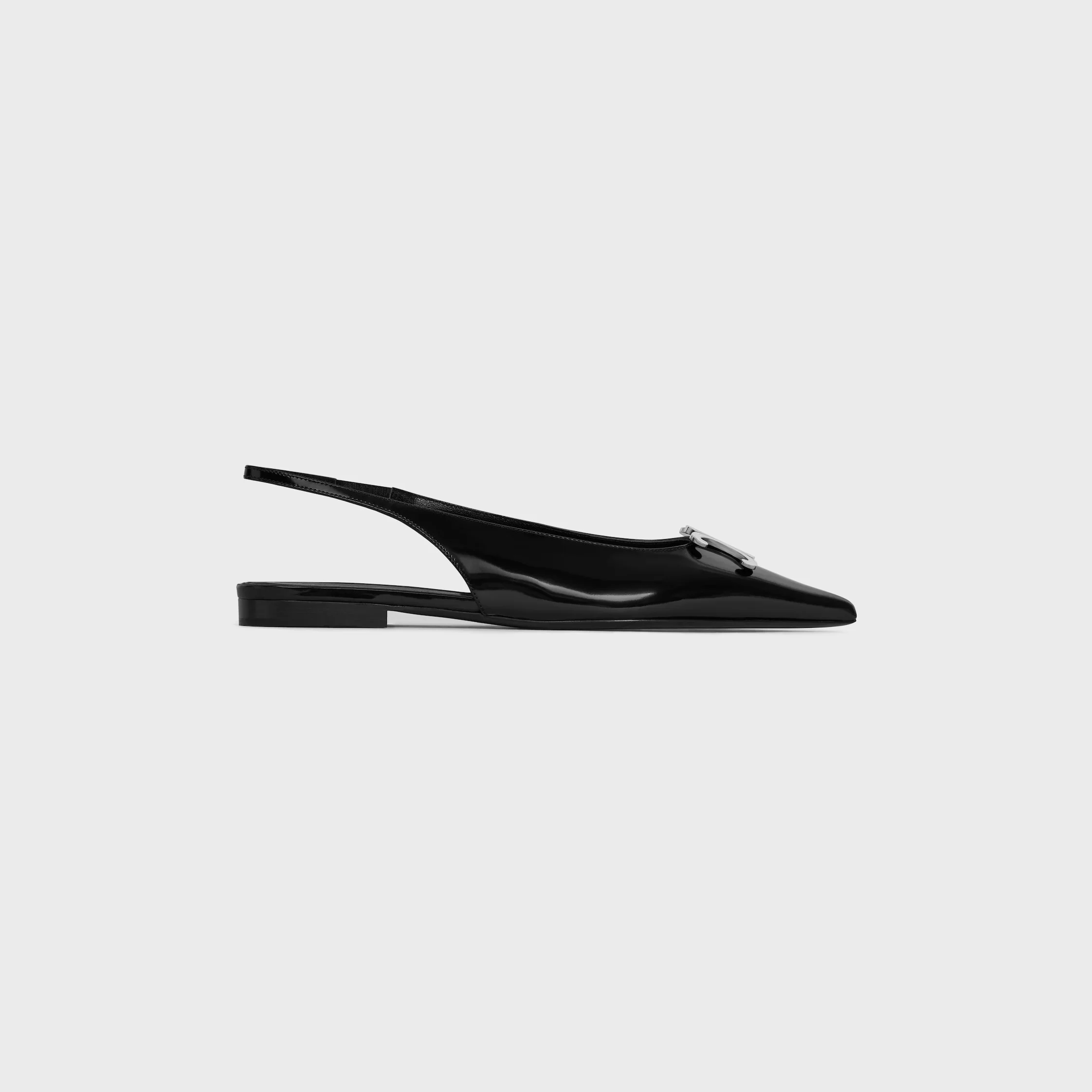 CELINE ALMA TRIOMPHE FLAT SLINGBACK in GLOSSY CALFSKIN - 1