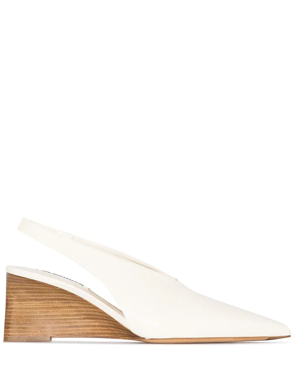  slingback 65mm wedge pumps - 1