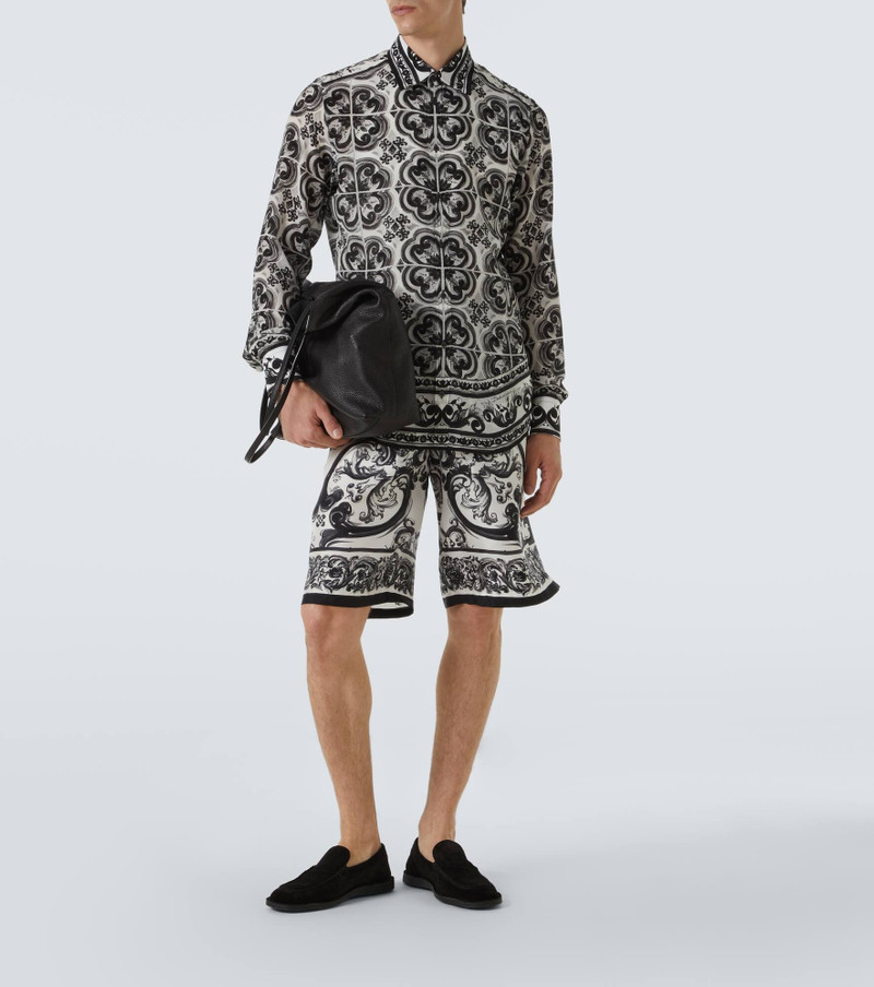 Dolce & Gabbana Martini Majolica silk twill shirt outlook