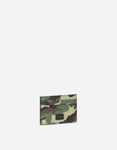 Dolce & Gabbana Camouflage card holder outlook